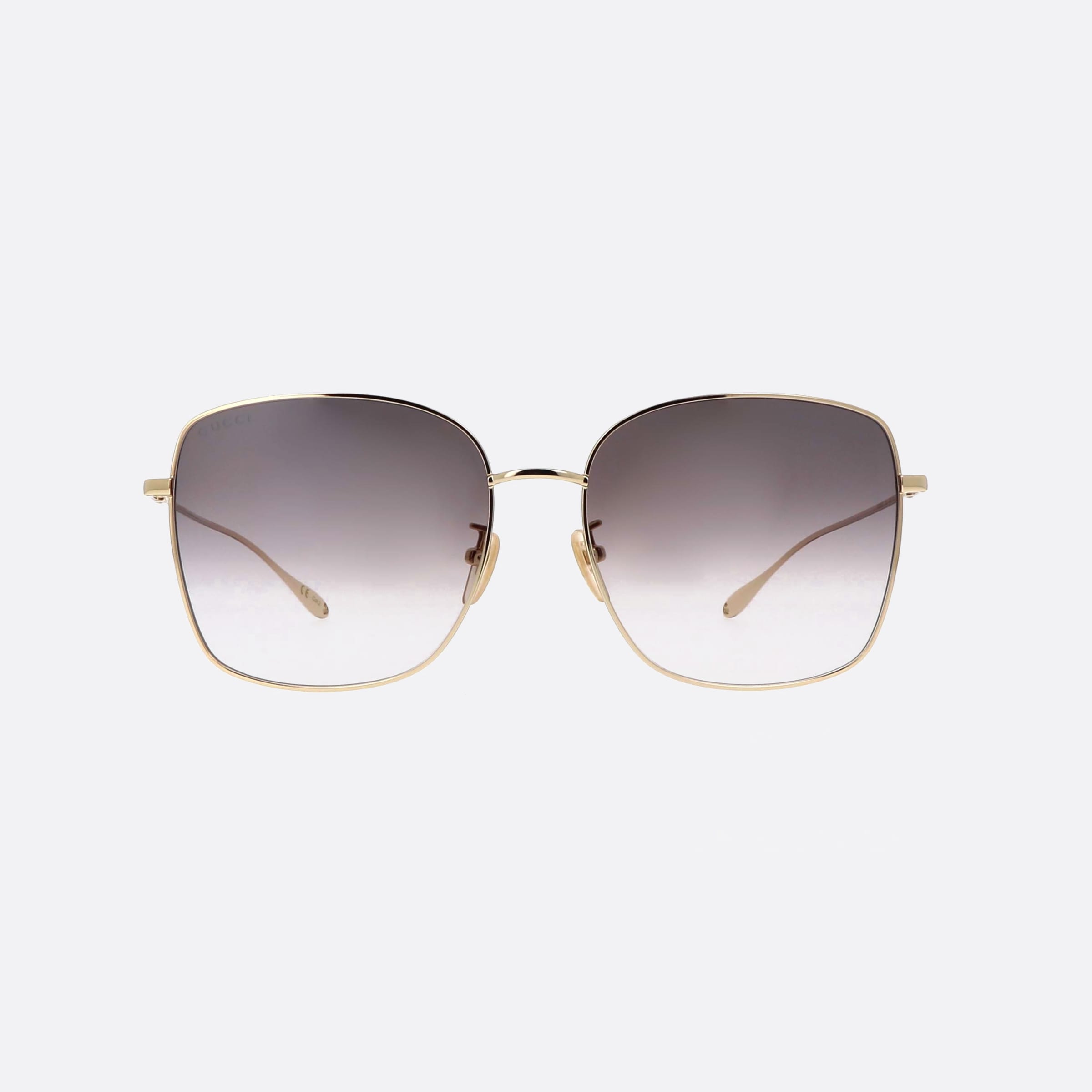 Gucci 60mm Gg1030sk Gold Square Unisex Sunglasses - Side View