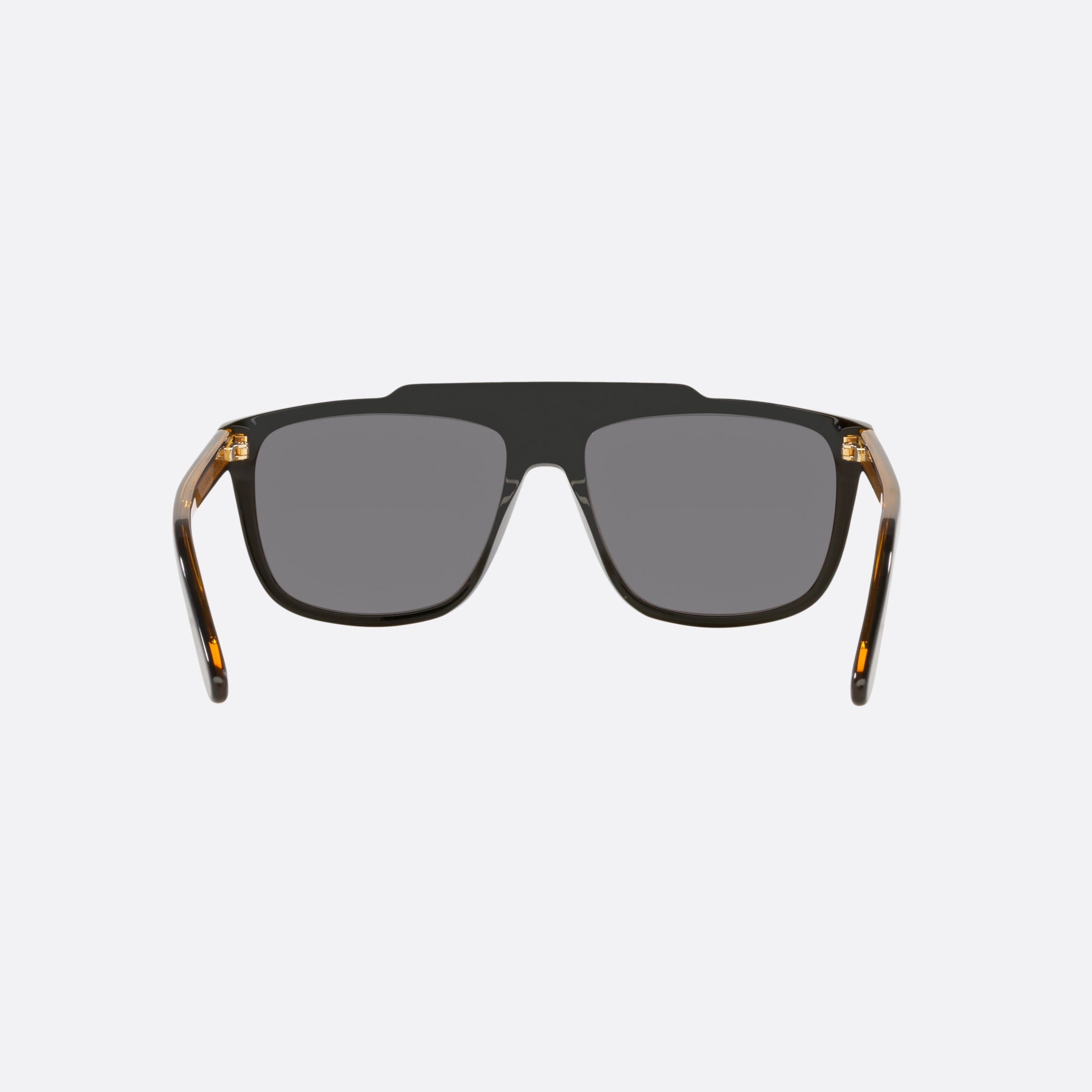 Gucci 58mm Black Pilot Man Sunglasses - Side View