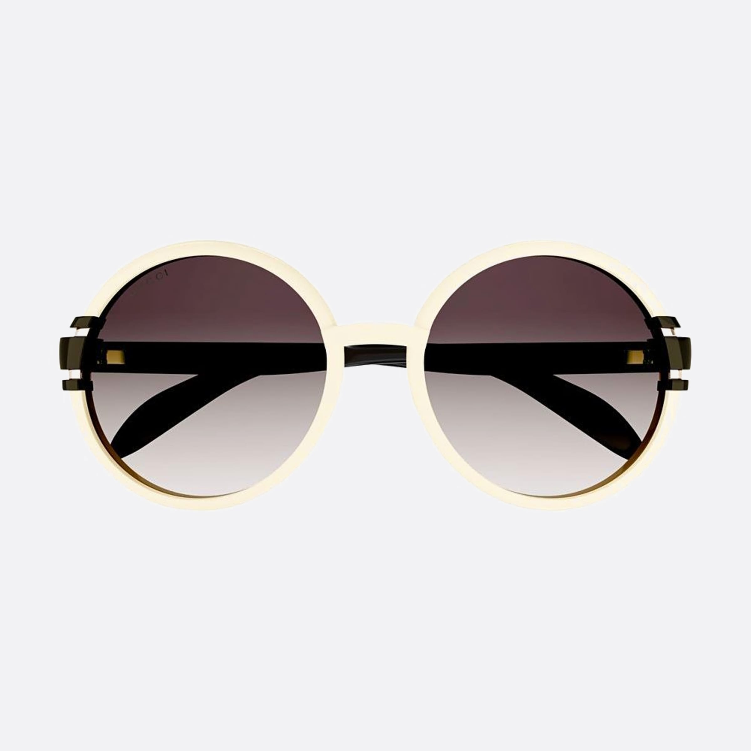 Gucci 58mm Vbg White Round Women Sunglasses - Main View