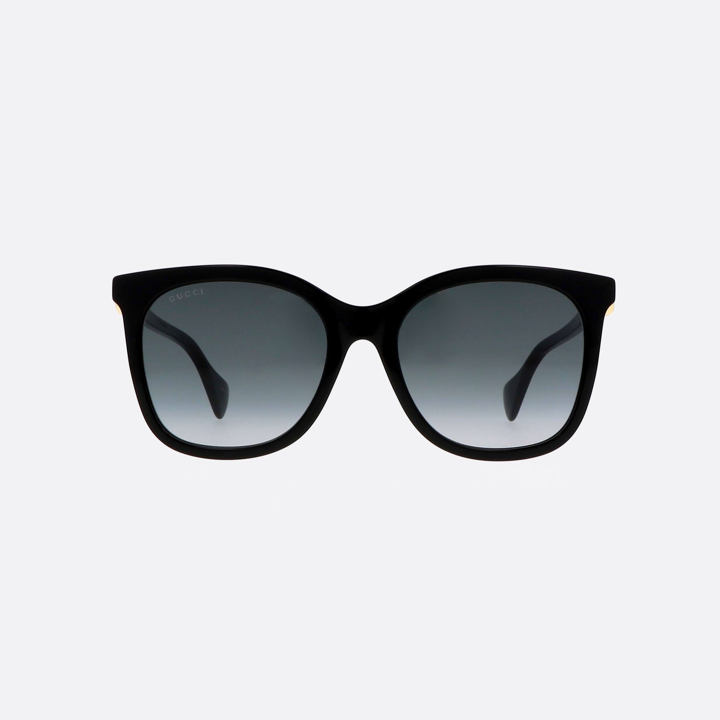 Gucci 55mm Black Cat Eye Woman Sunglasses - Side View