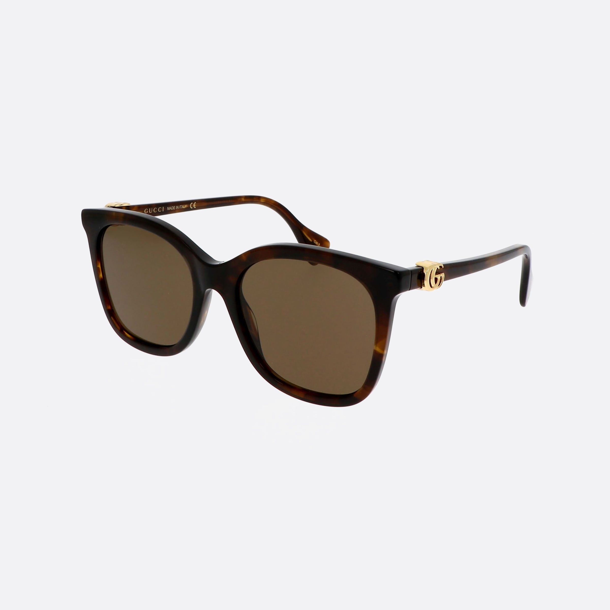 Gucci 55mm Havana Cat Eye Woman Sunglasses - Main View