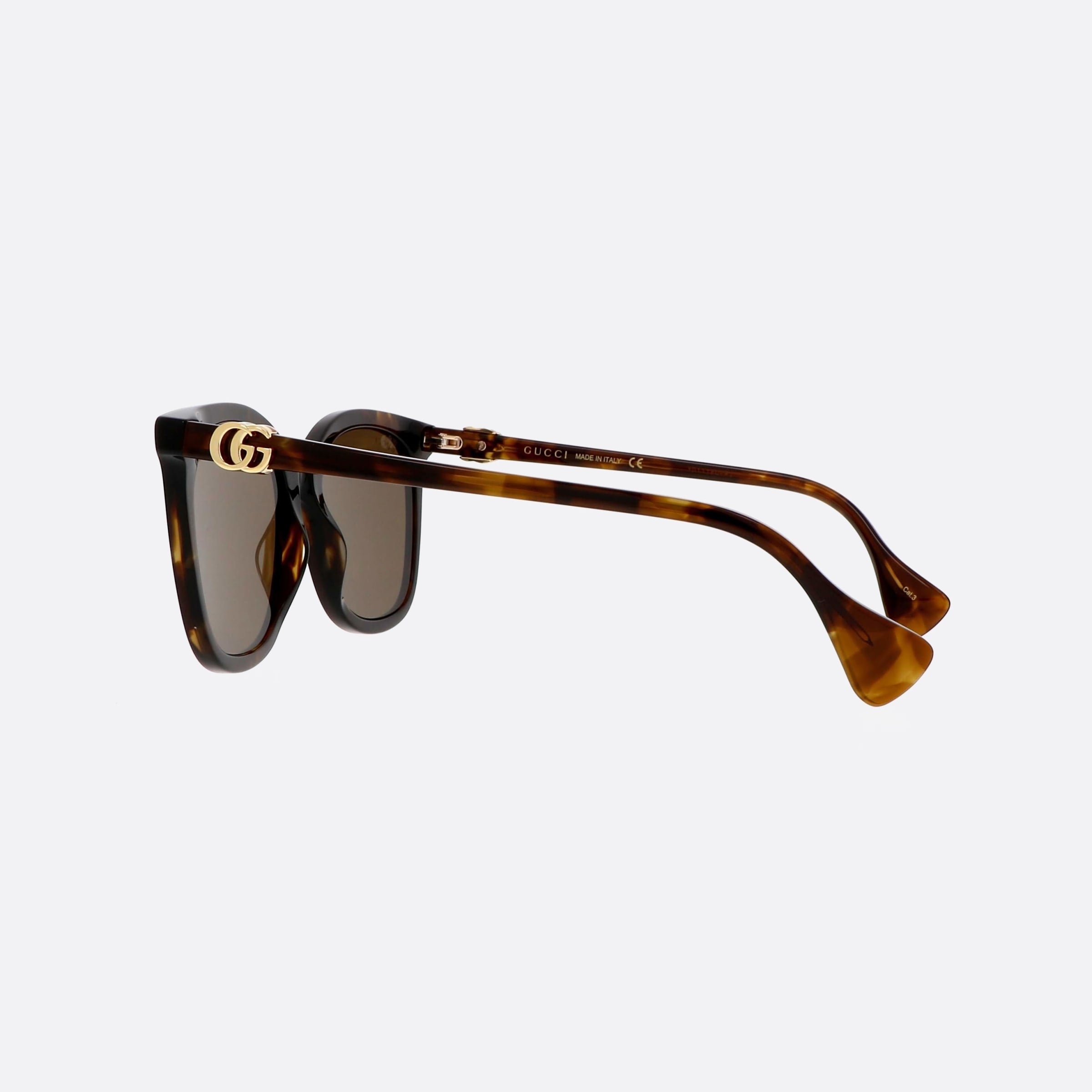 Gucci 55mm Havana Cat Eye Woman Sunglasses - Detail View