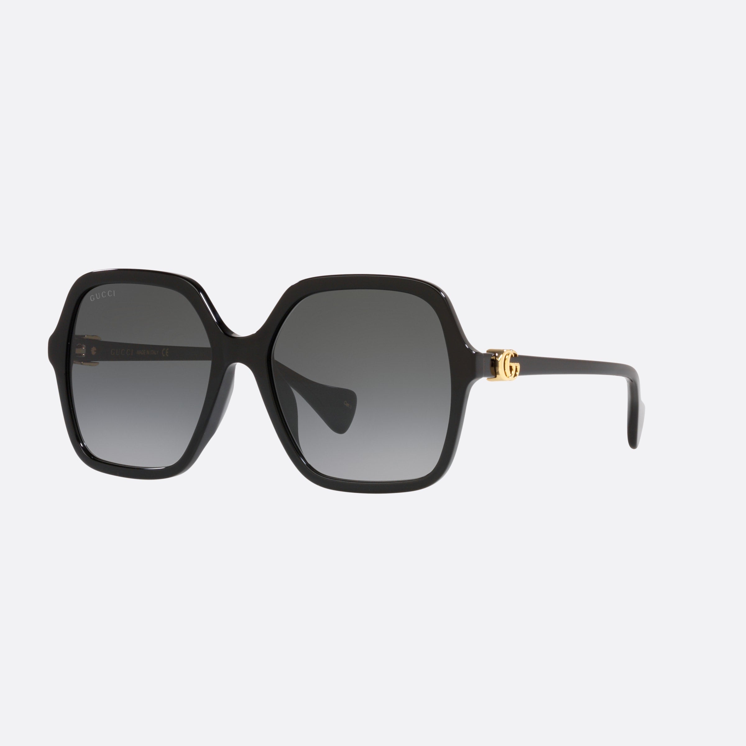Gucci 56mm Gg1072sa Black Rectangle Women Sunglasses - Main View