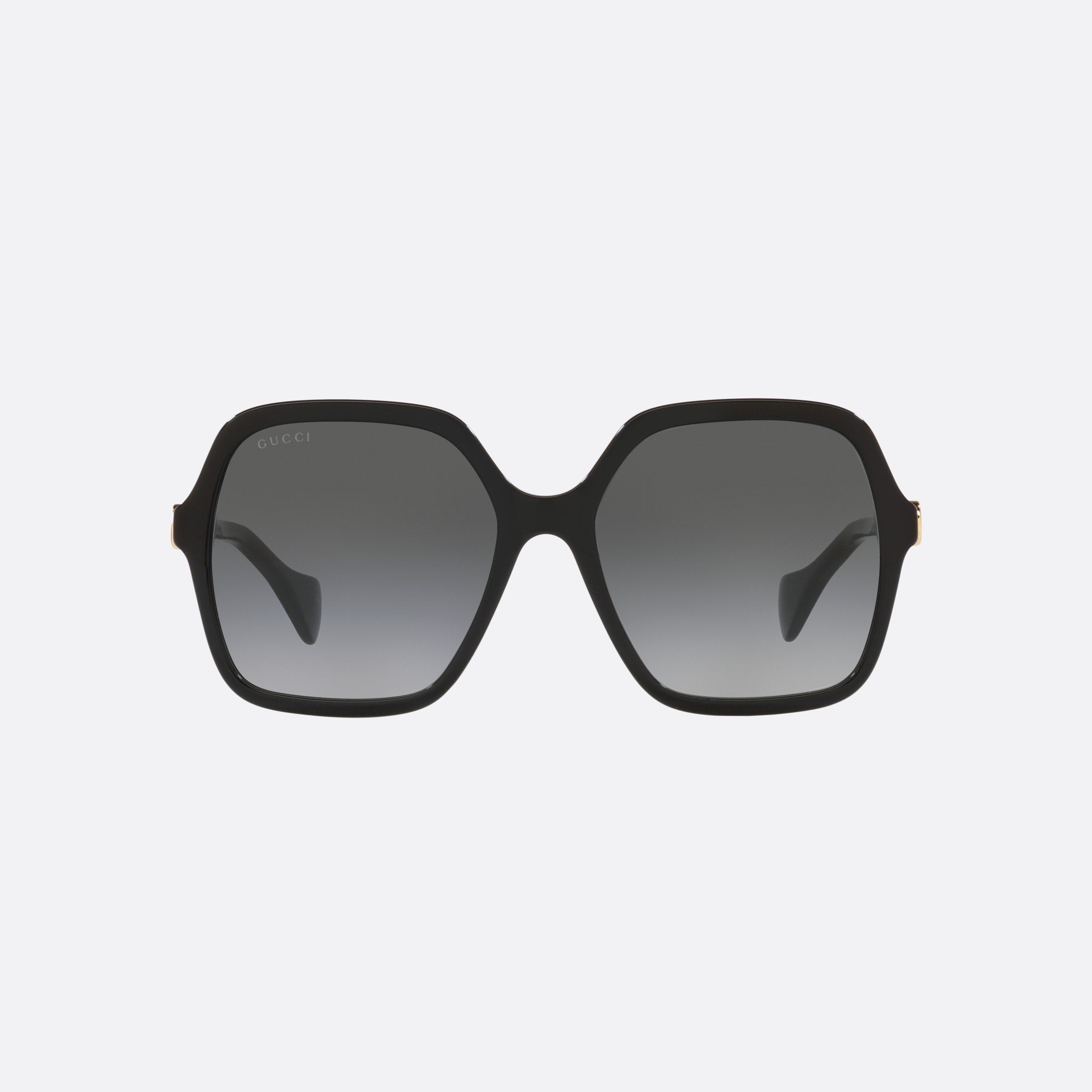Gucci 56mm Gg1072sa Black Rectangle Women Sunglasses - Side View