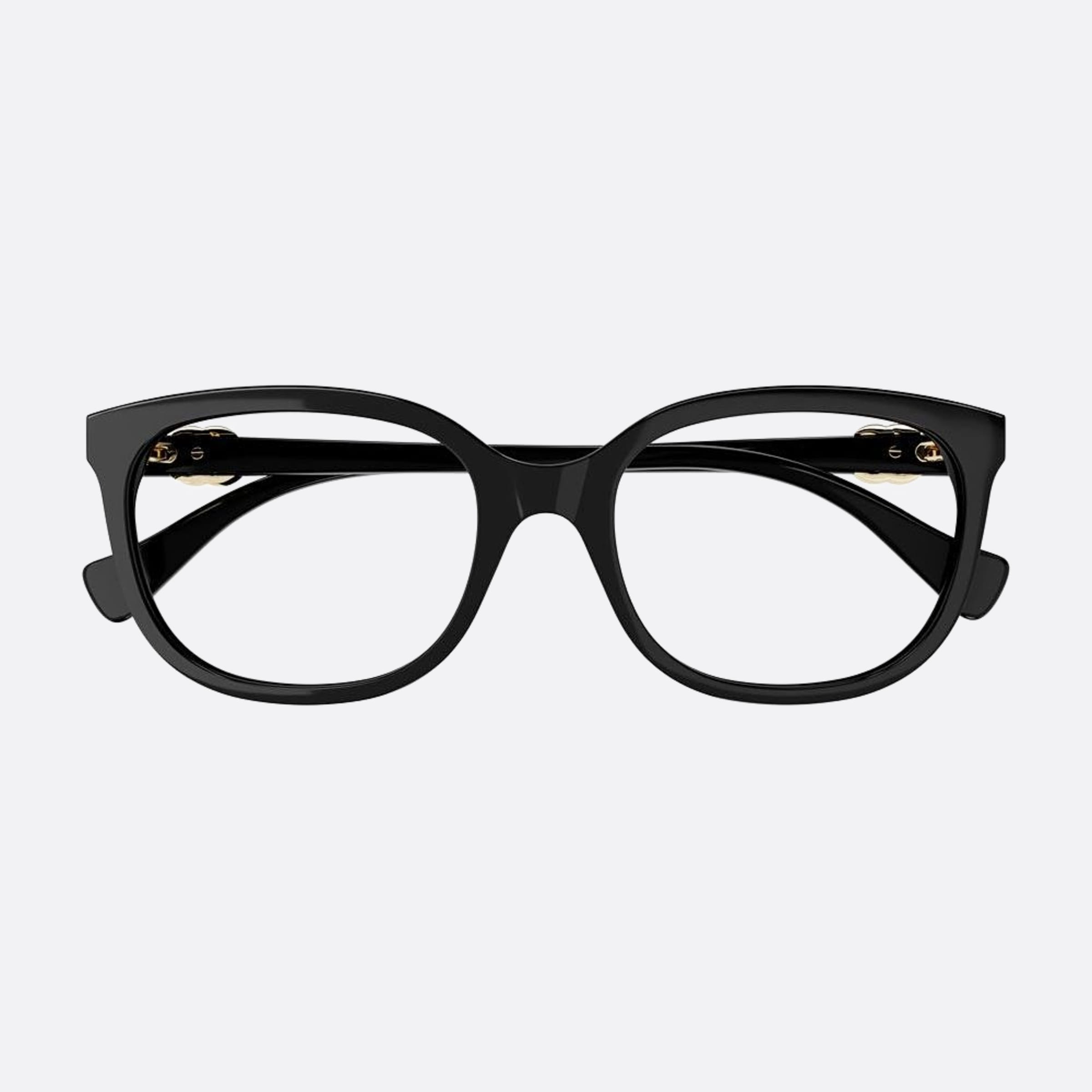 Gucci 54mm Black Geometric Woman Eyeglasses - Main View