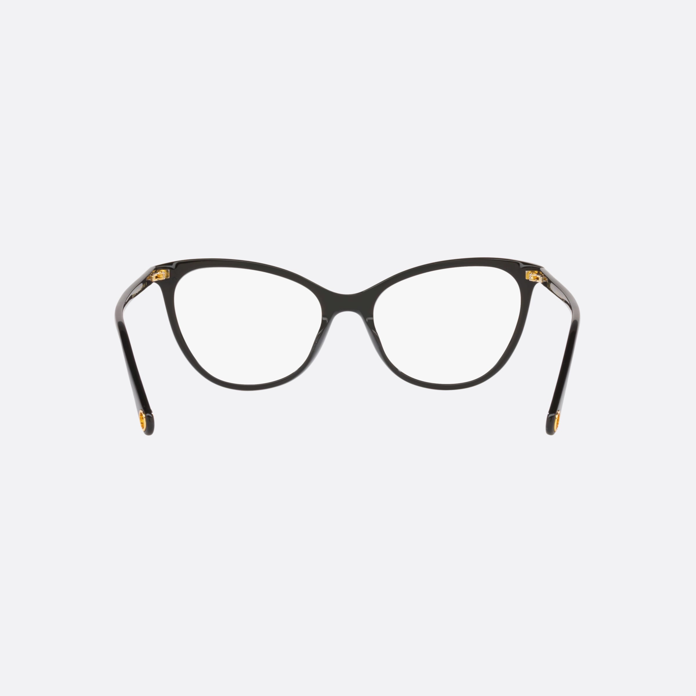 Gucci 54mm Black Cat Eye Woman Eyeglasses - Side View