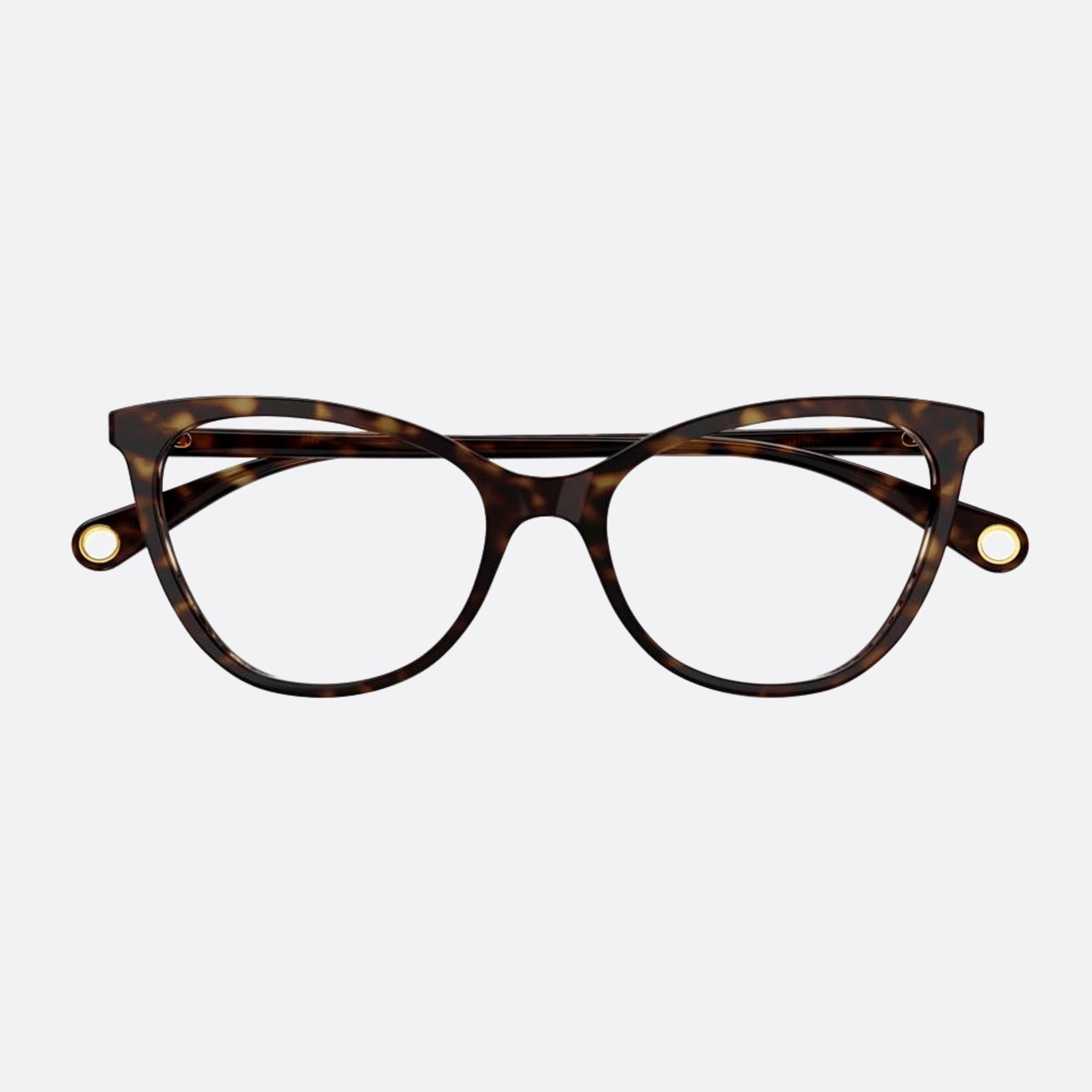 Gucci 54mm Havana Cat Eye Woman Eyeglasses - Main View