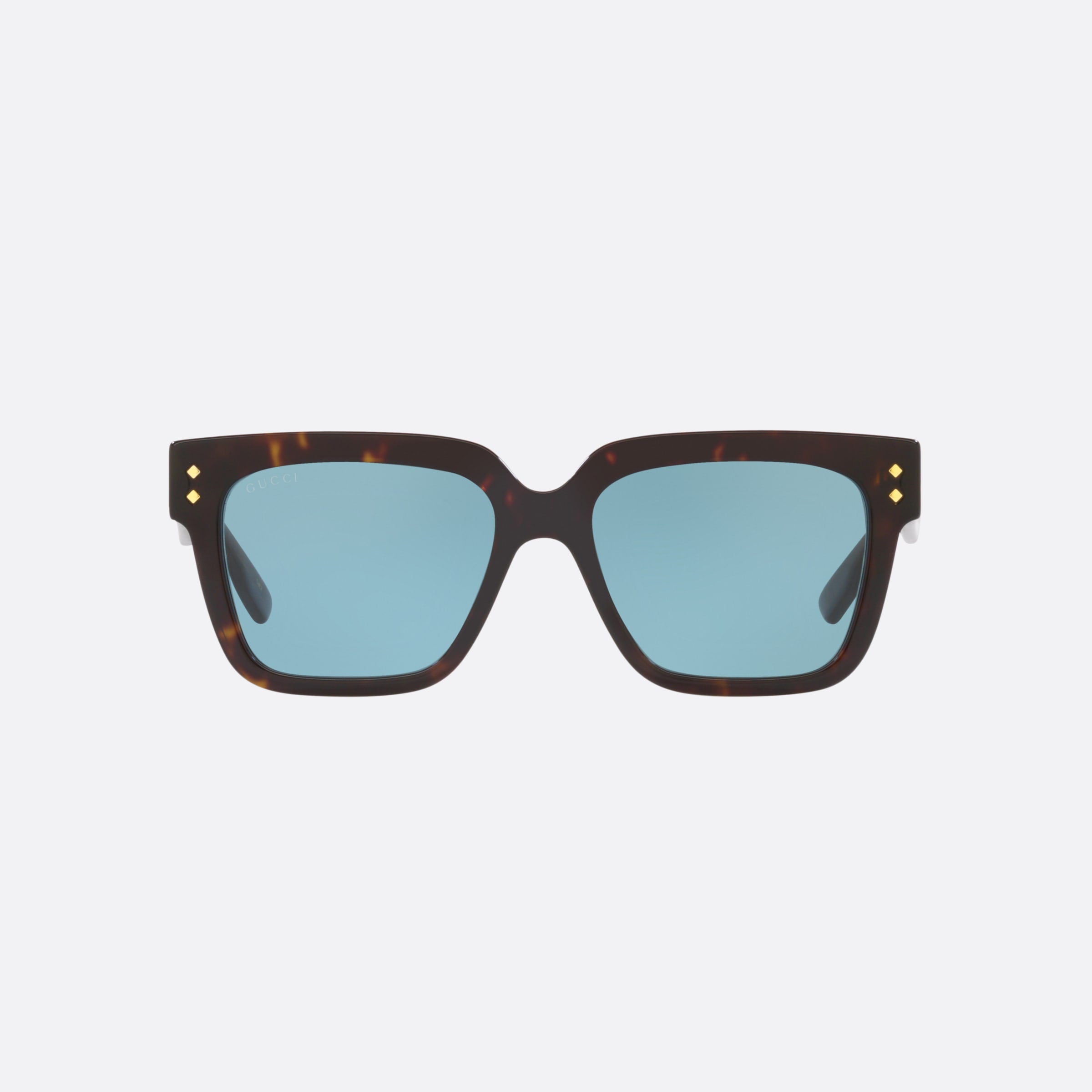 Gucci 54mm Havana Rectangular Man Sunglasses - Lifestyle Shot