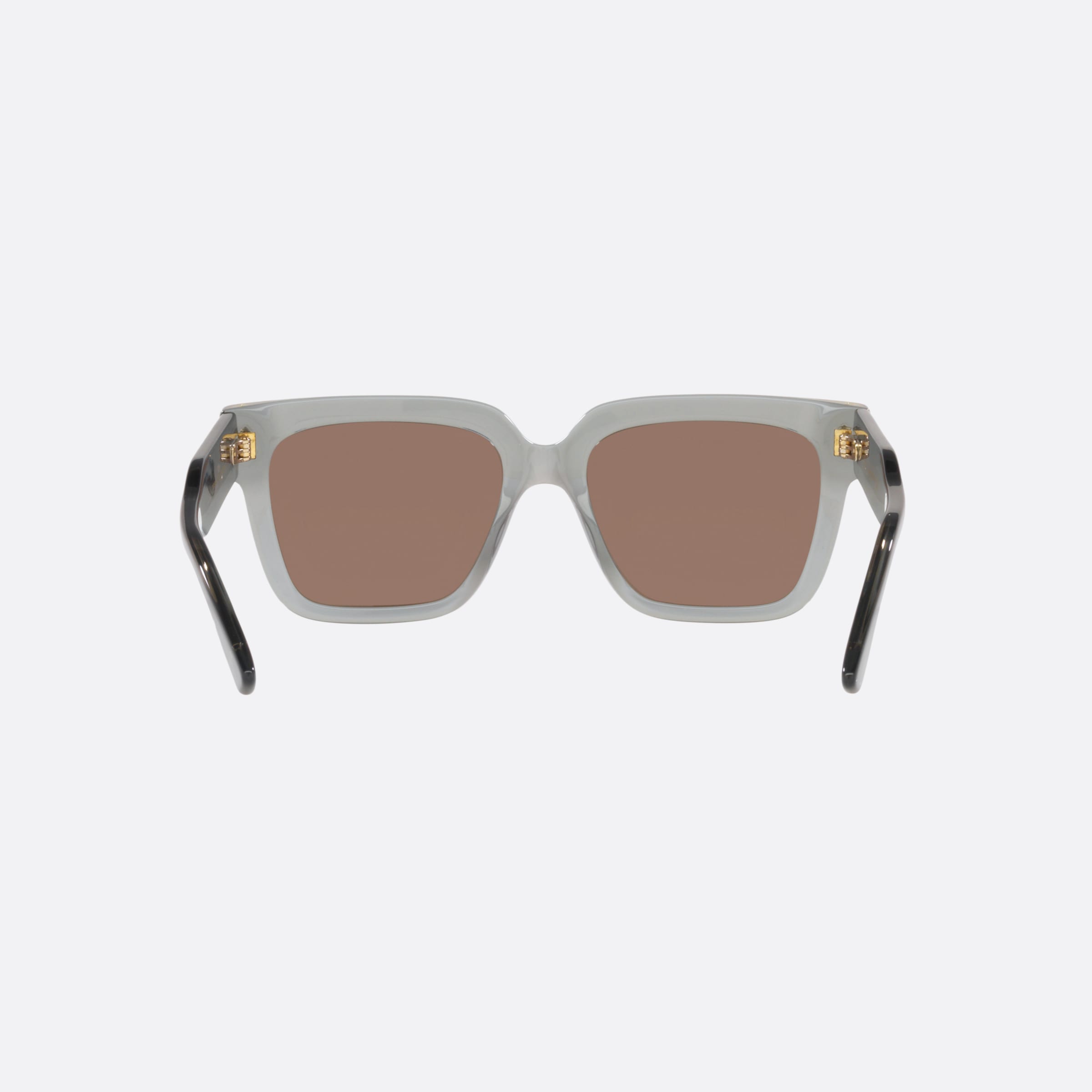 Gucci 54mm Grey Rectangular Man Sunglasses - Side View