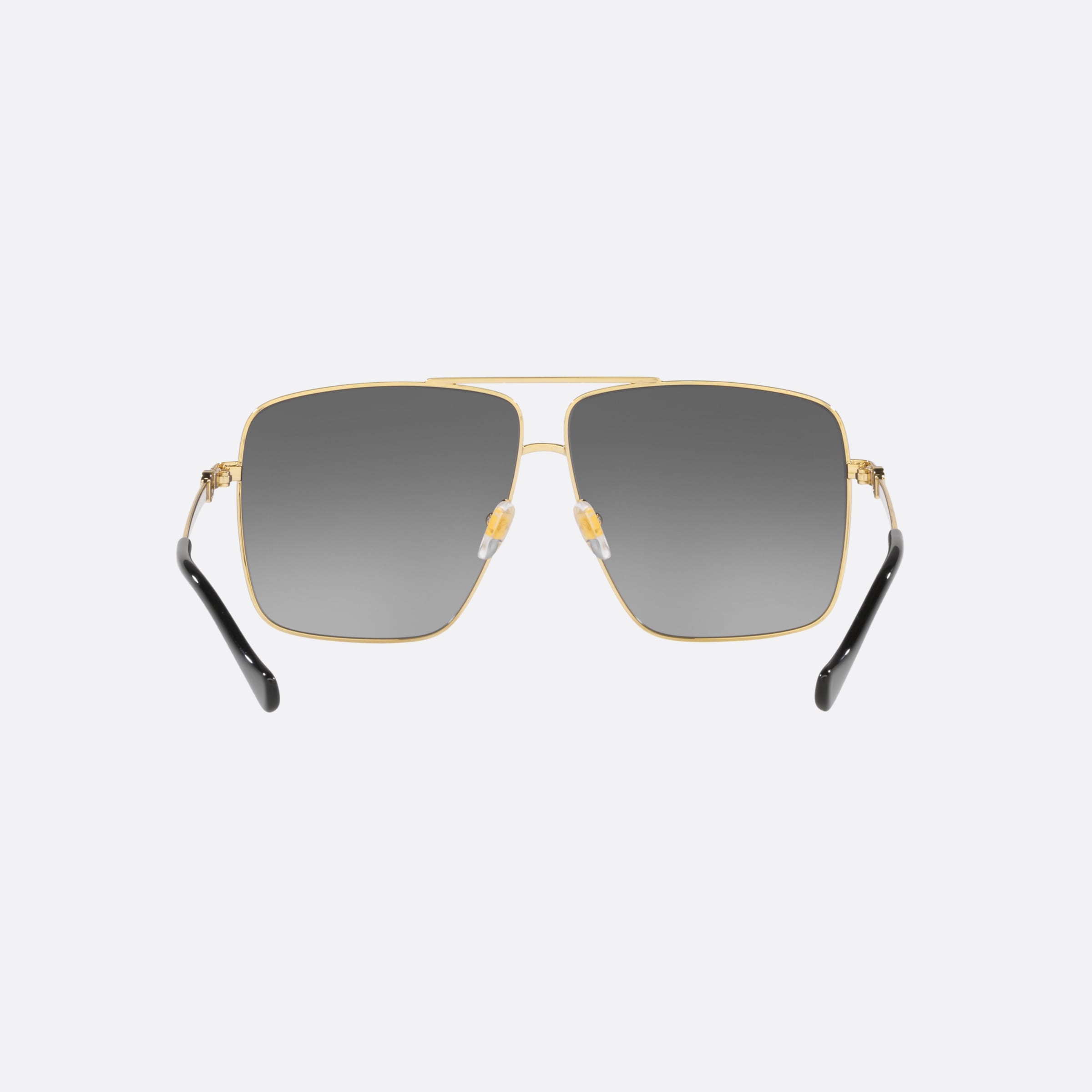 Gucci 63mm Gold Pilot Women Sunglasses - Side View
