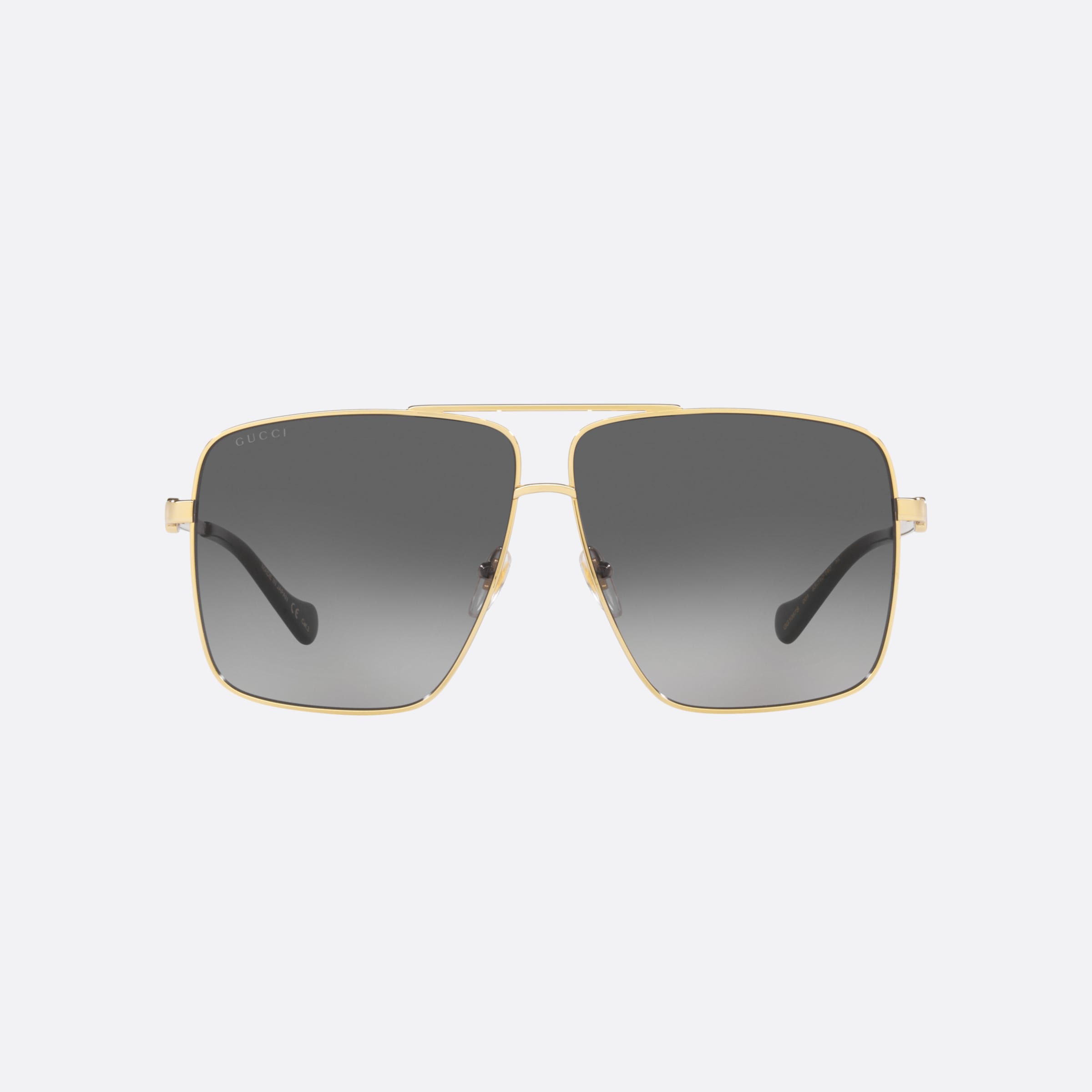 Gucci 63mm Gold Pilot Women Sunglasses - Lifestyle Shot