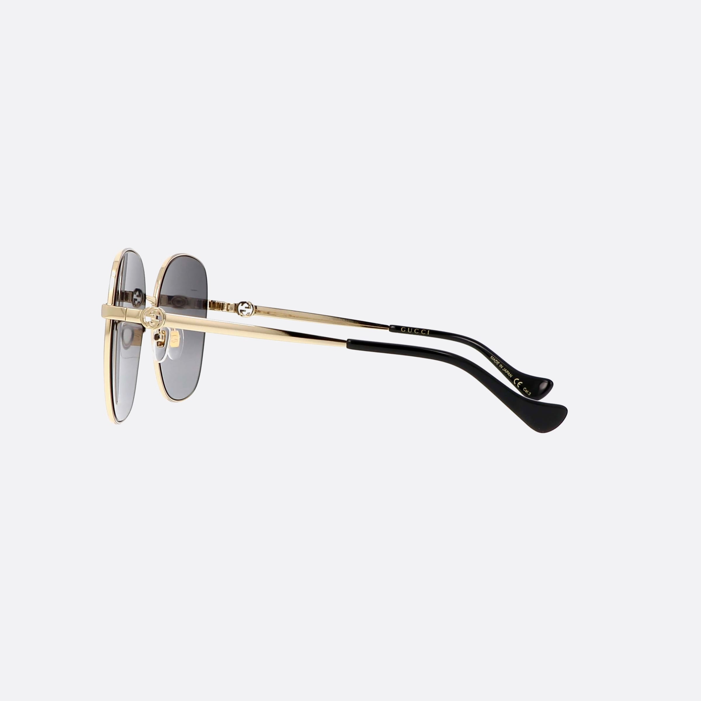 Gucci 61mm Gg1089sa Gold Square Woman Sunglasses - Lifestyle Shot