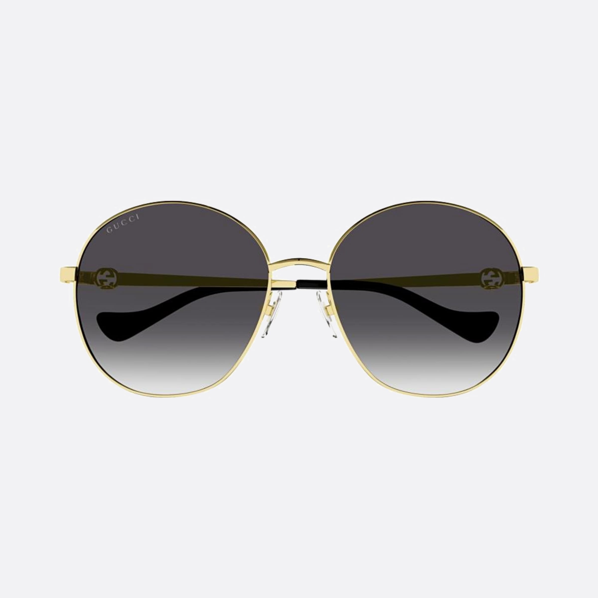 Gucci 59mm Gg1090sa Gold Round Woman Sunglasses - Main View