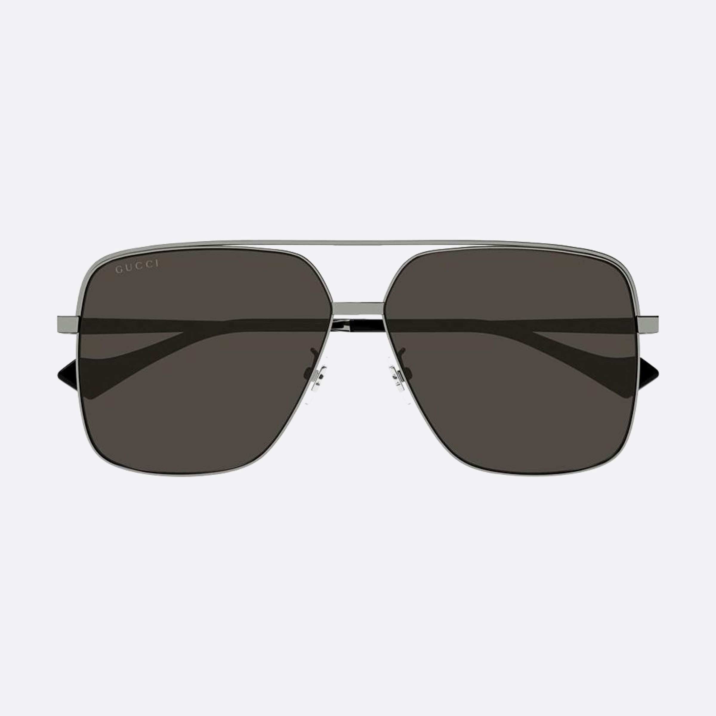 Gucci 61mm Gg1099sa Ruthenium Geometric Man Sunglasses - Main View