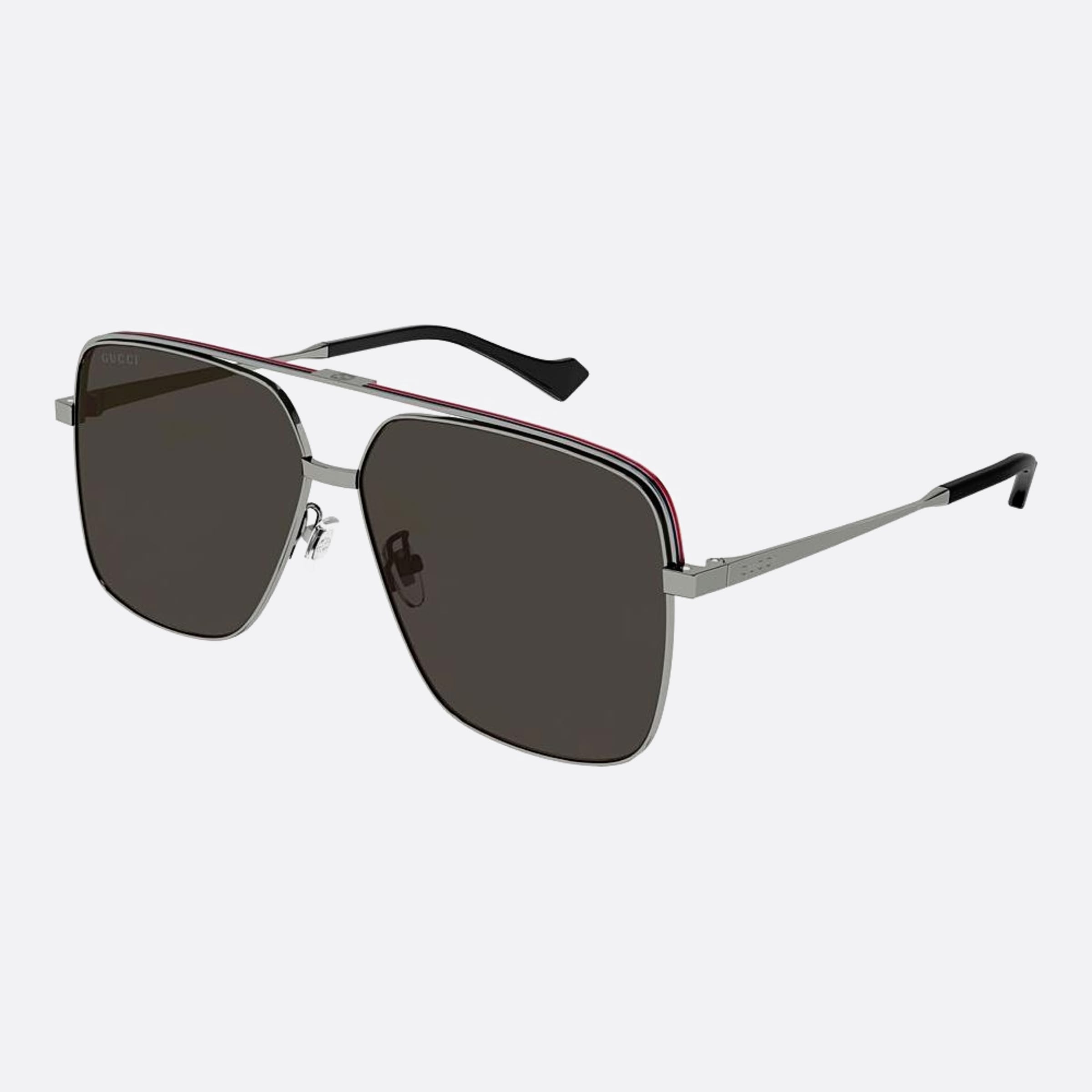 Gucci 61mm Gg1099sa Ruthenium Geometric Man Sunglasses - Side View