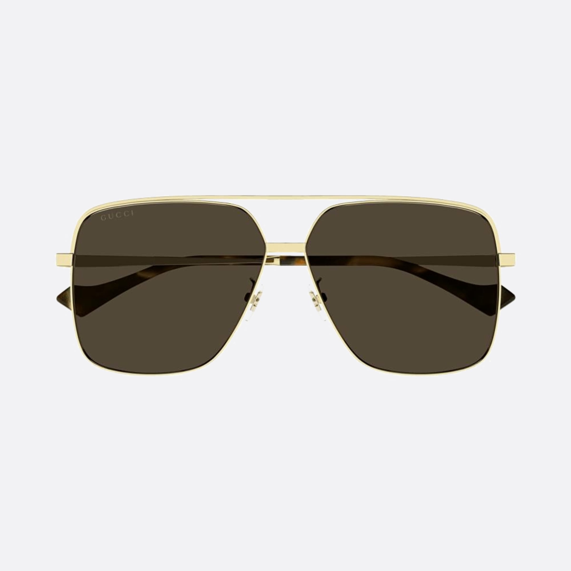 Gucci 61mm Gg1099sa Dfg Gold Geometric Man Sunglasses - Main View