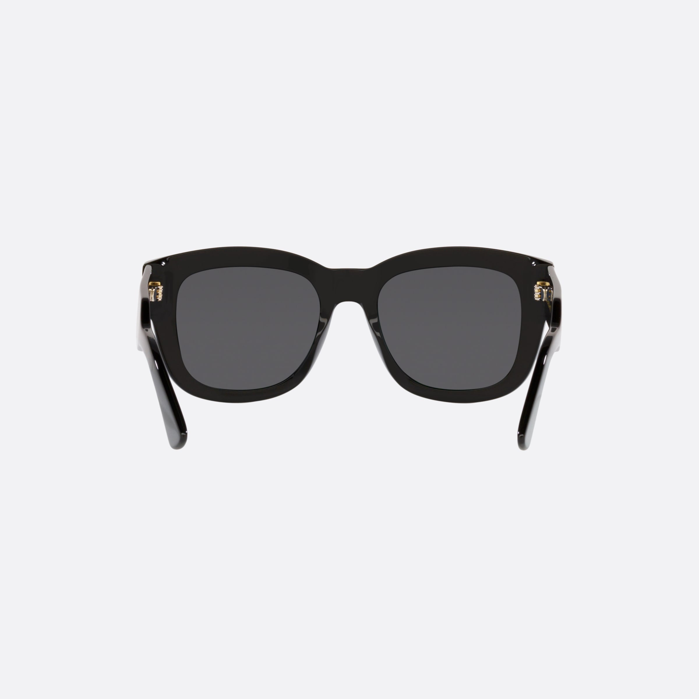 Gucci 53mm Black Rectangular Man Sunglasses - Side View