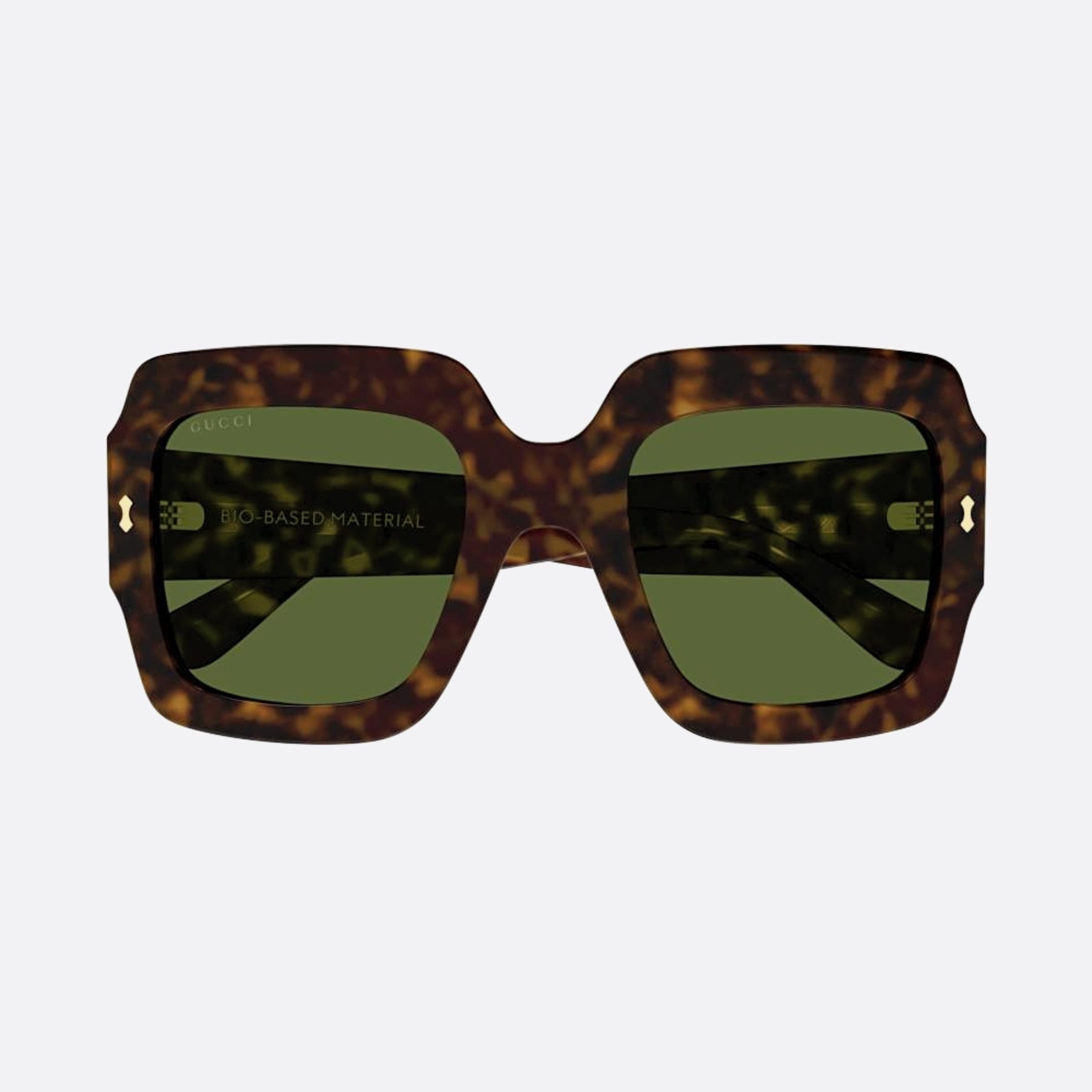 Gucci 53mm Havana Geometric Women Sunglasses - Main View