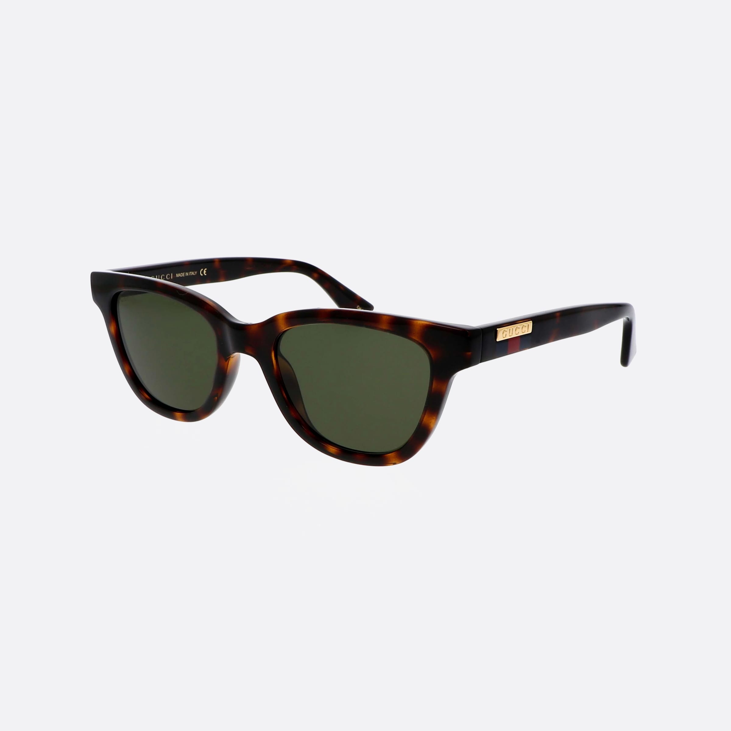 Gucci 51mm Tortoise Rectangle Men Sunglasses - Main View