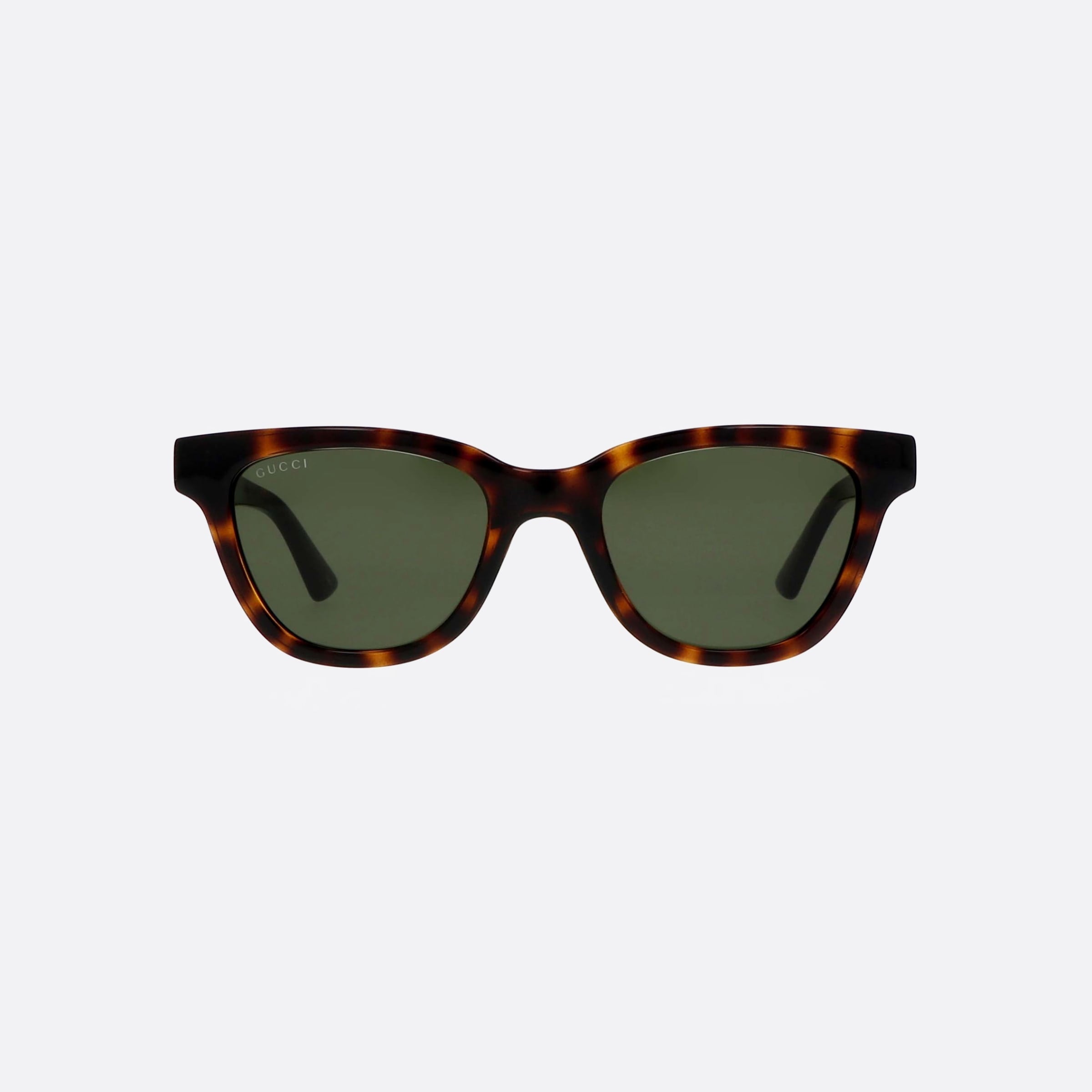 Gucci 51mm Tortoise Rectangle Men Sunglasses - Side View