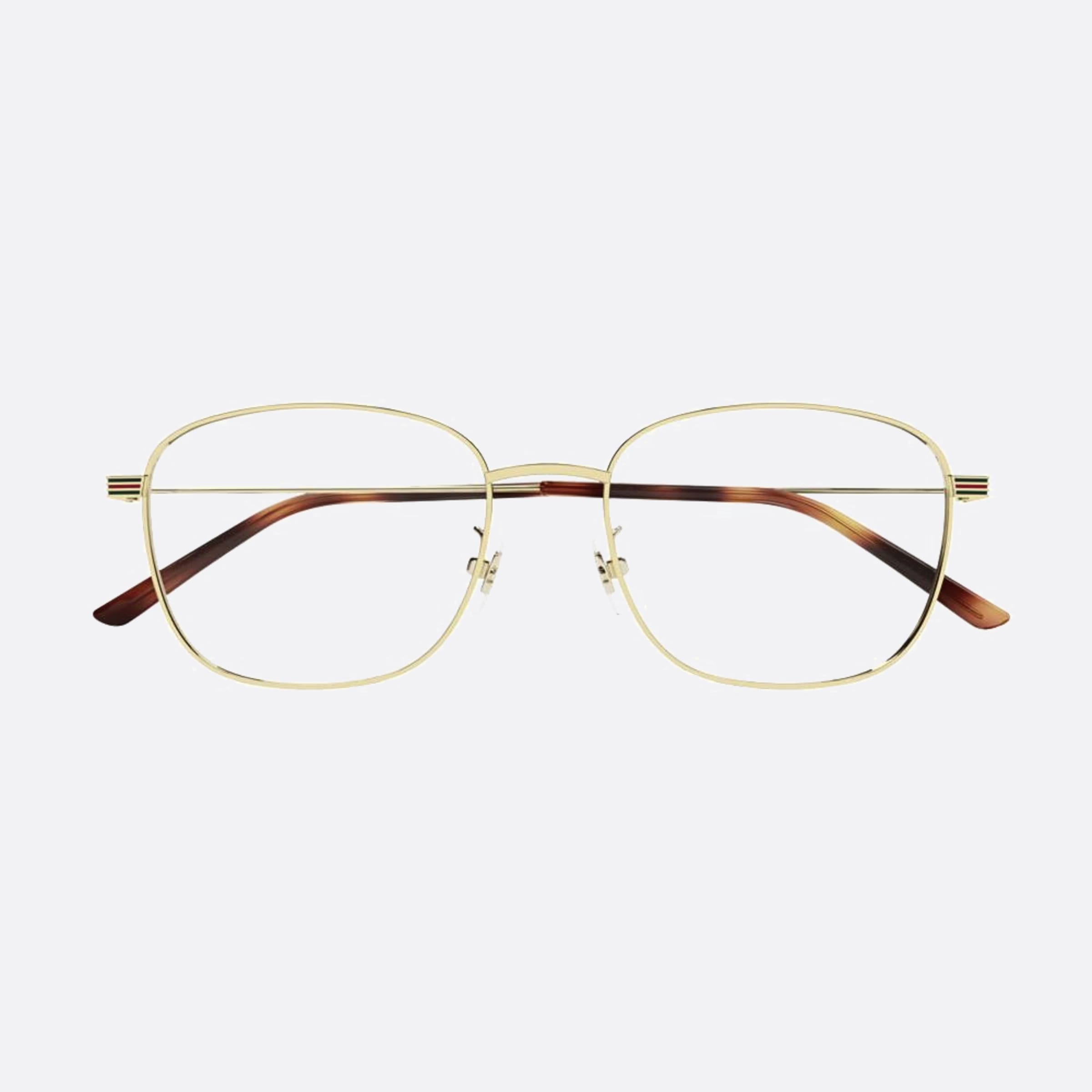Gucci 55mm Hvn Havana Squared Man Eyeglasses - Main View
