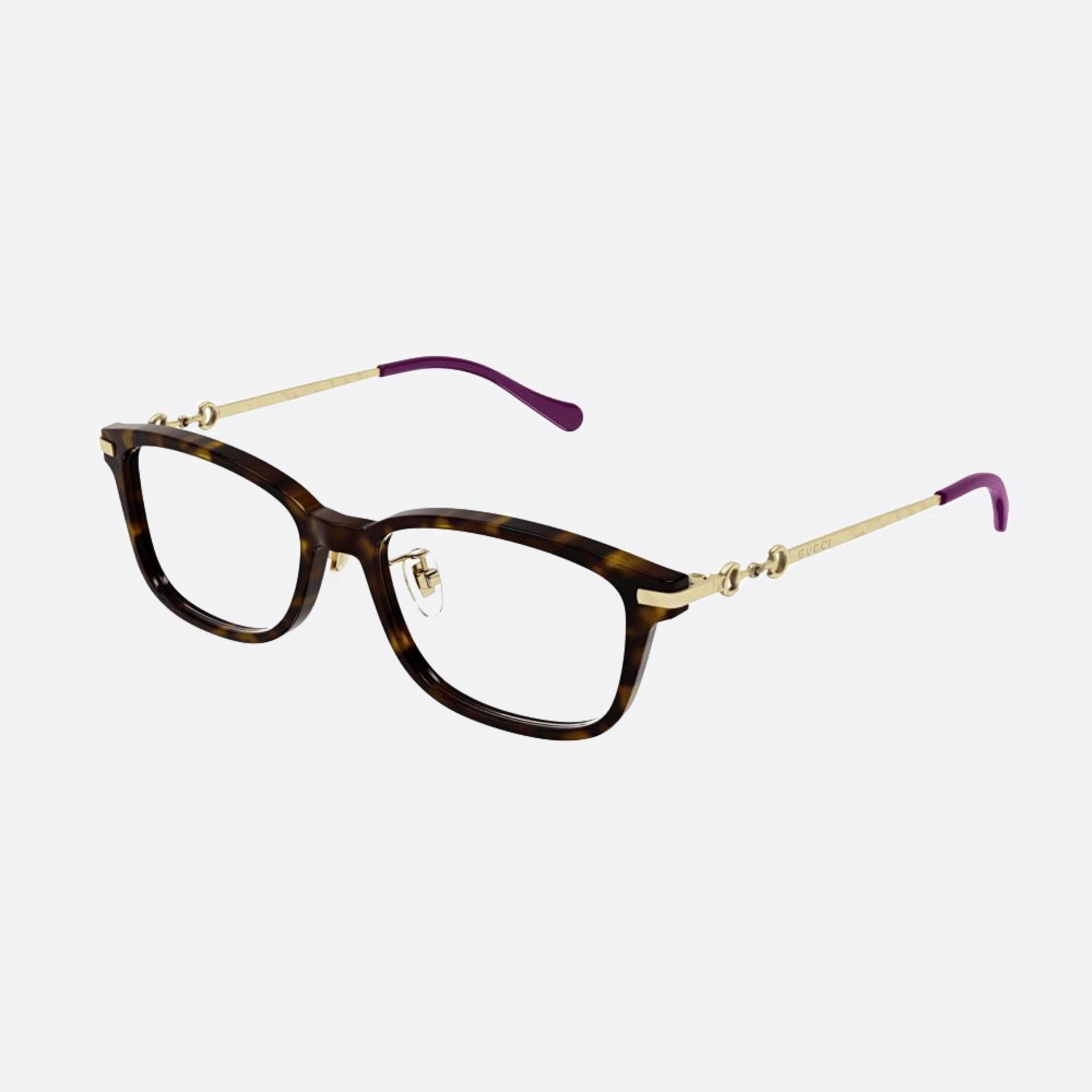 Gucci 52mm Gg1129oj Hvg Havana Geometric Women Eyeglasses - Side View