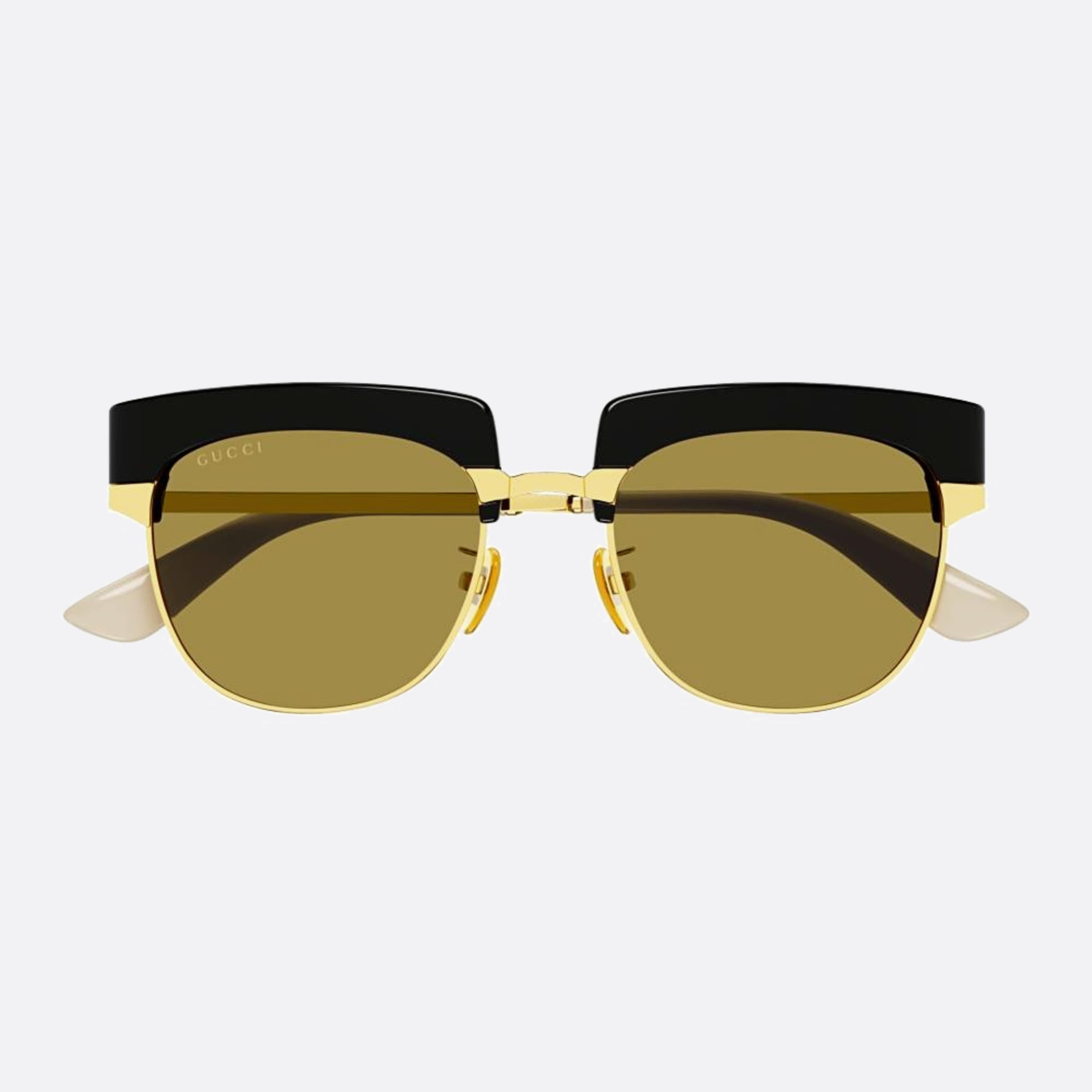Gucci 53mm Sew Black Geometric Men Sunglasses - Main View