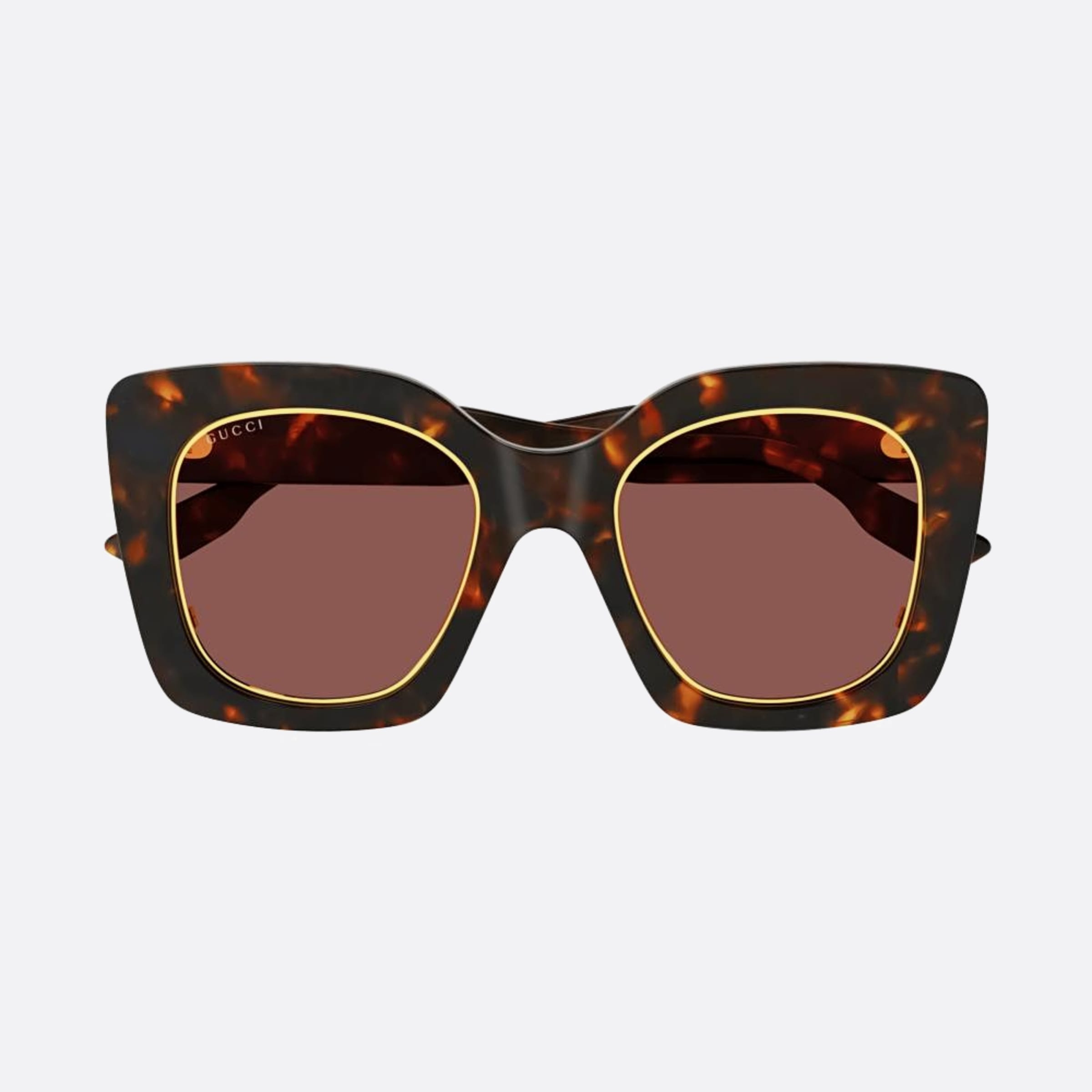 Gucci 51mm Havana Visor Women Sunglasses - Main View