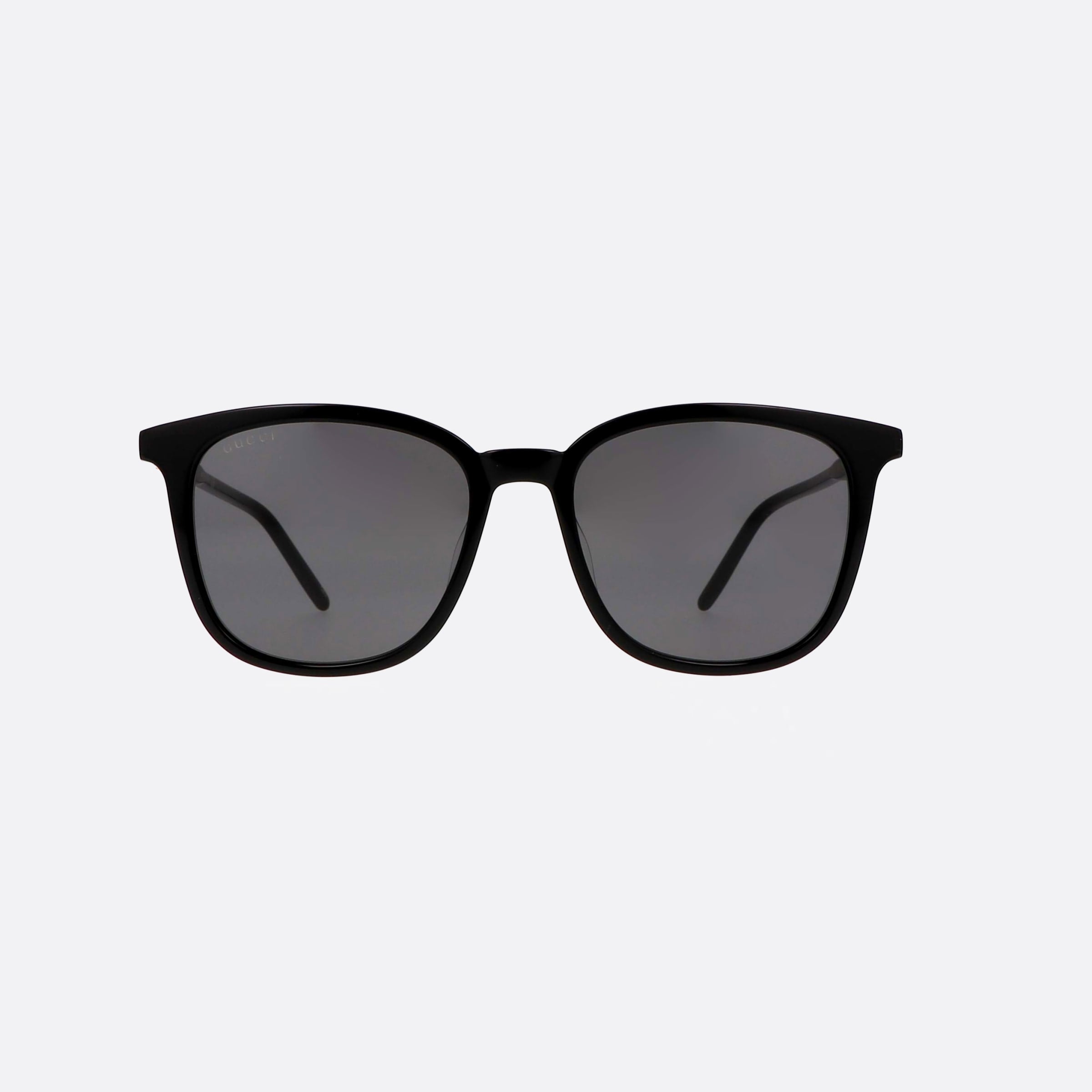 Gucci 55mm Gg1158sk Black Oval Man Sunglasses - Side View