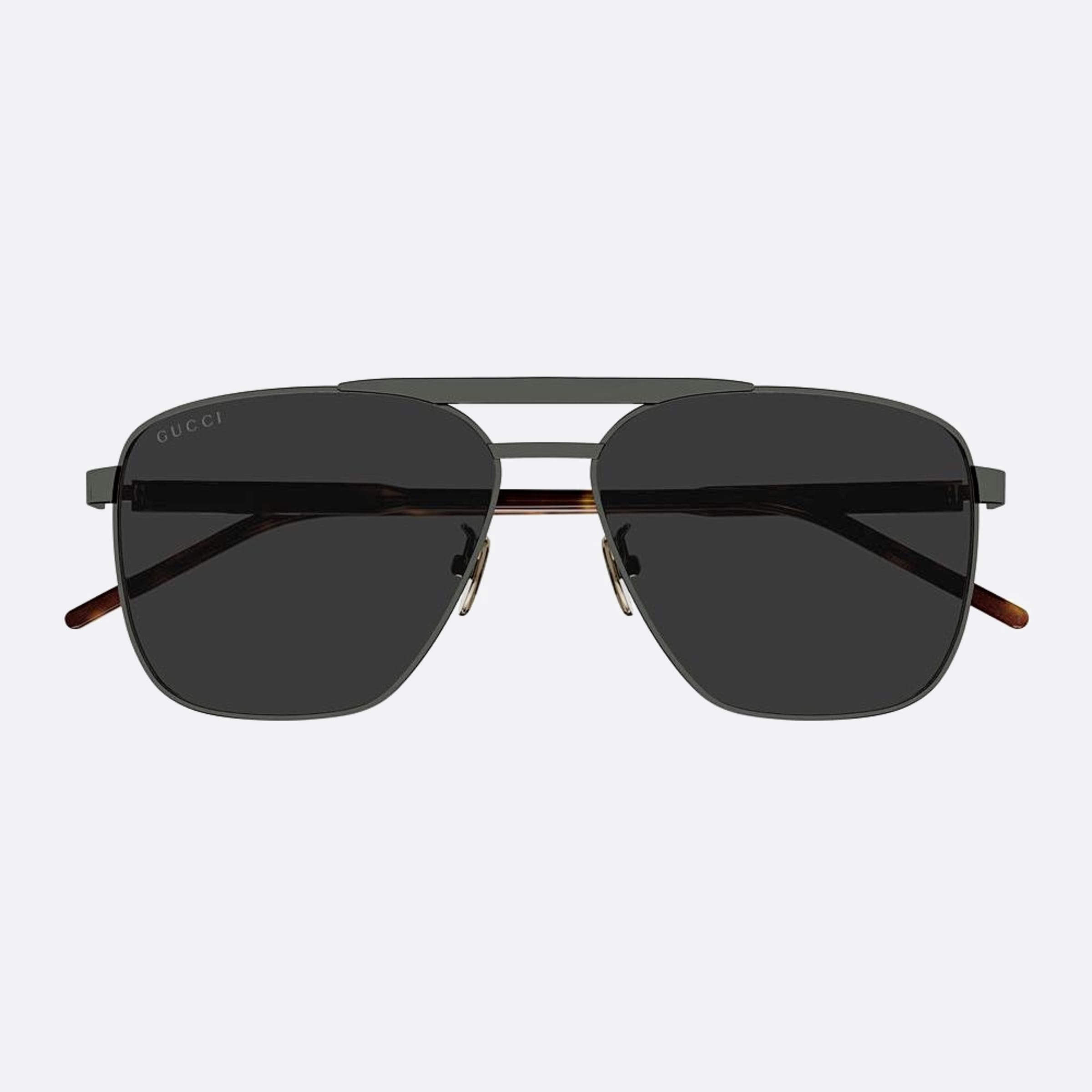 Gucci 58mm Ruthenium Geometric Man Sunglasses - Main View