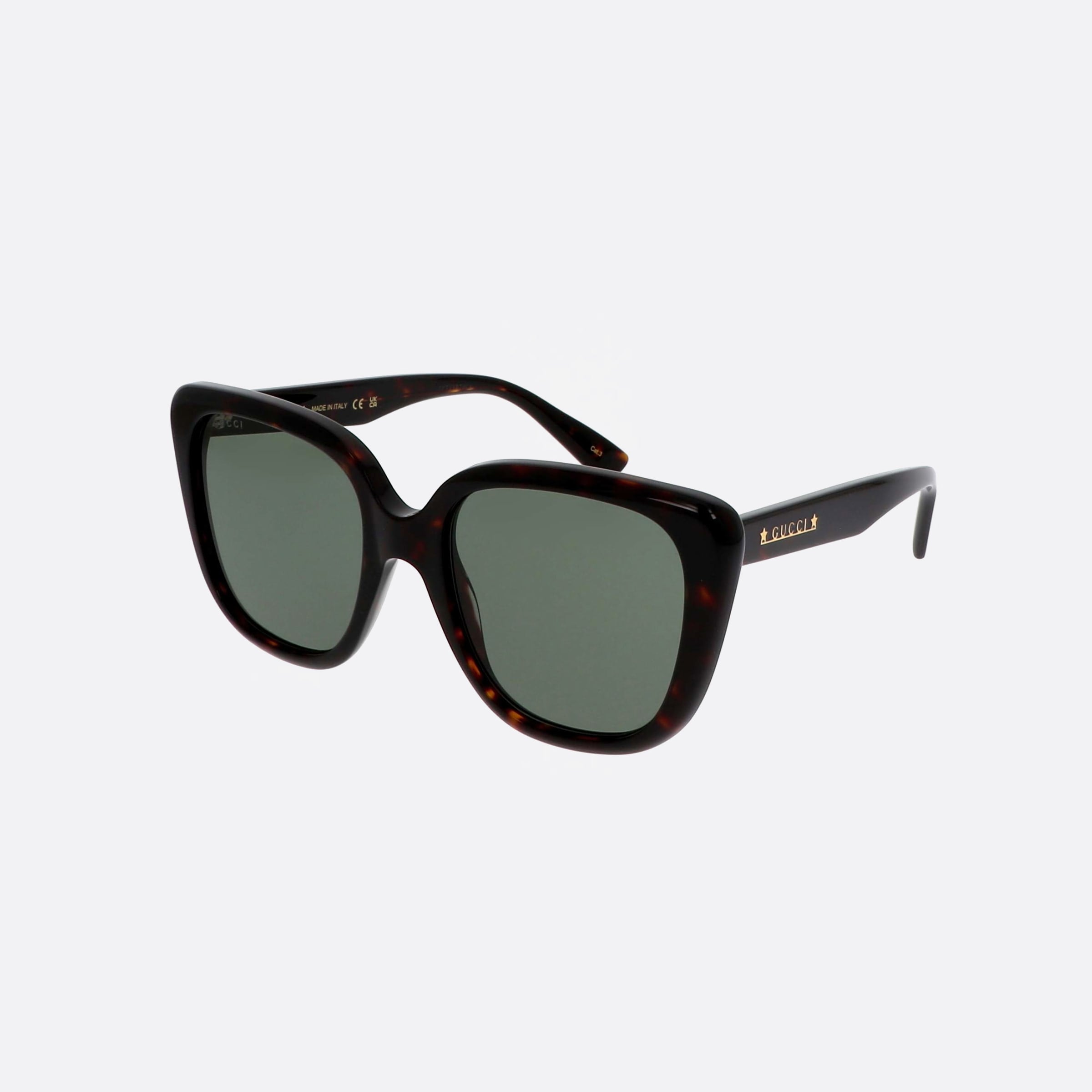 Gucci 54mm Tortoise Cat Eyes Unisex Sunglasses - Main View