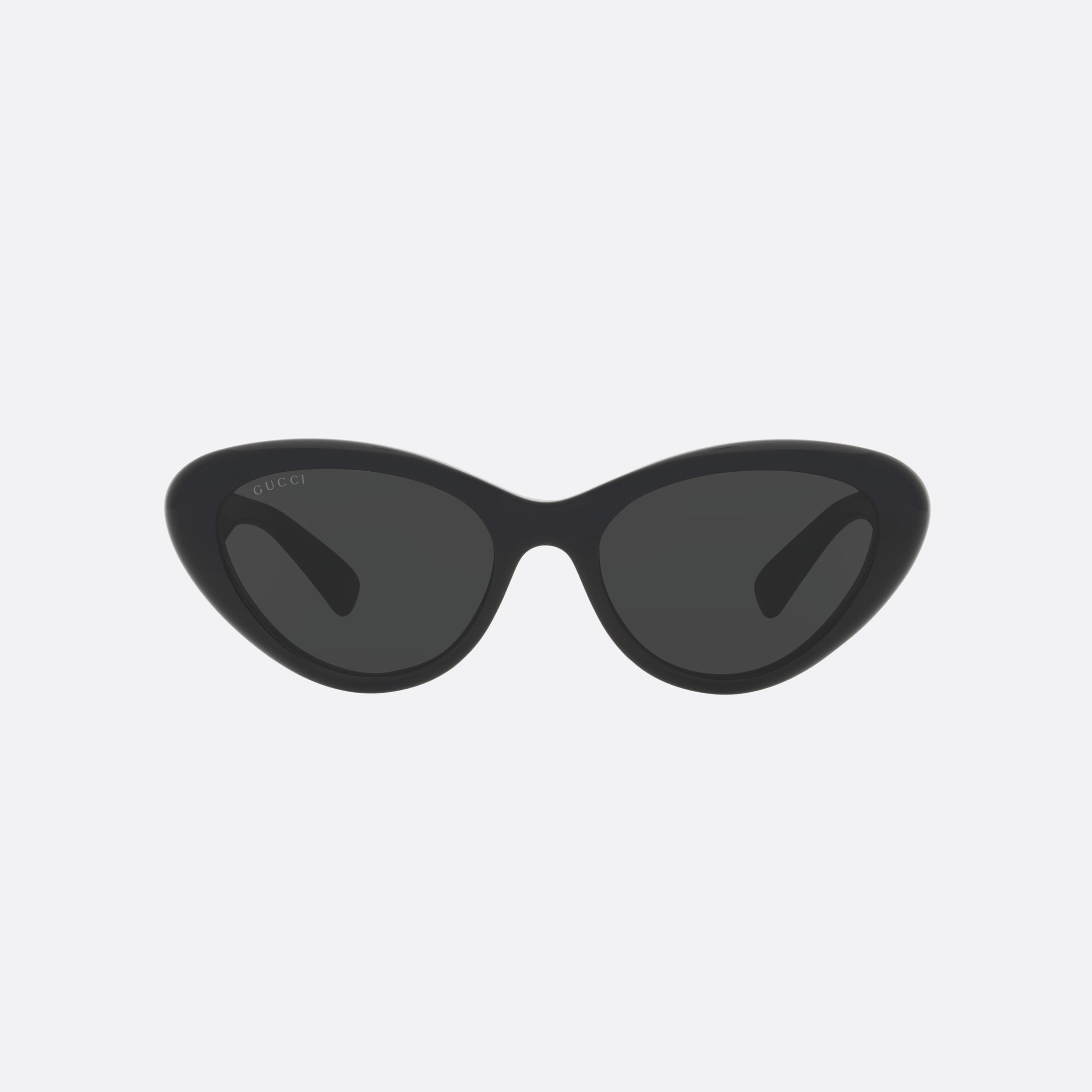 Gucci 54mm Black Cat Eye Woman Sunglasses - Side View