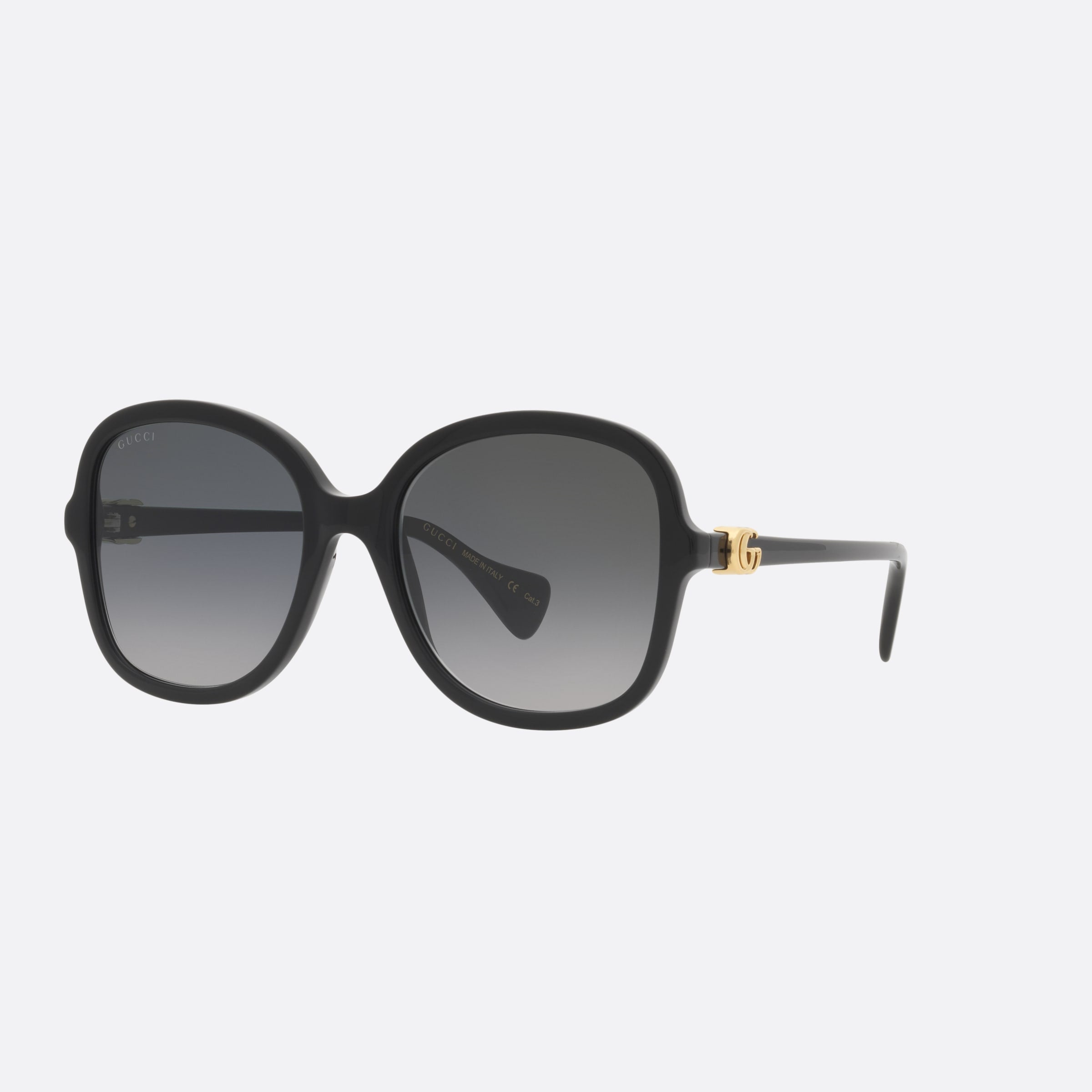 Gucci 56mm Black Butterfly Woman Sunglasses - Main View