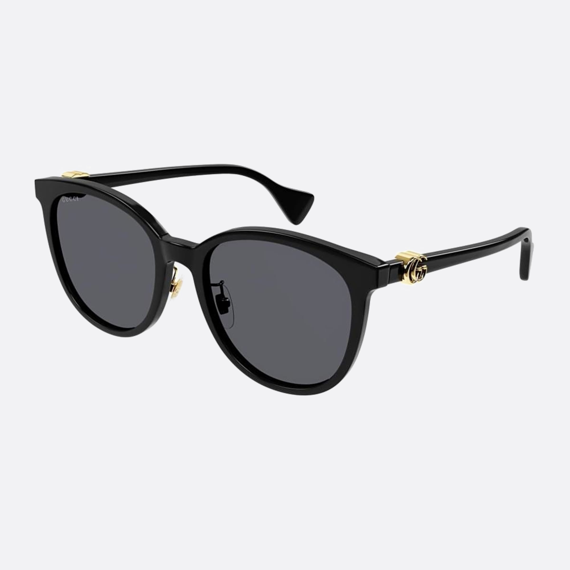 Gucci 56mm Gg1180sk Black Cat Eye Woman Sunglasses - Side View
