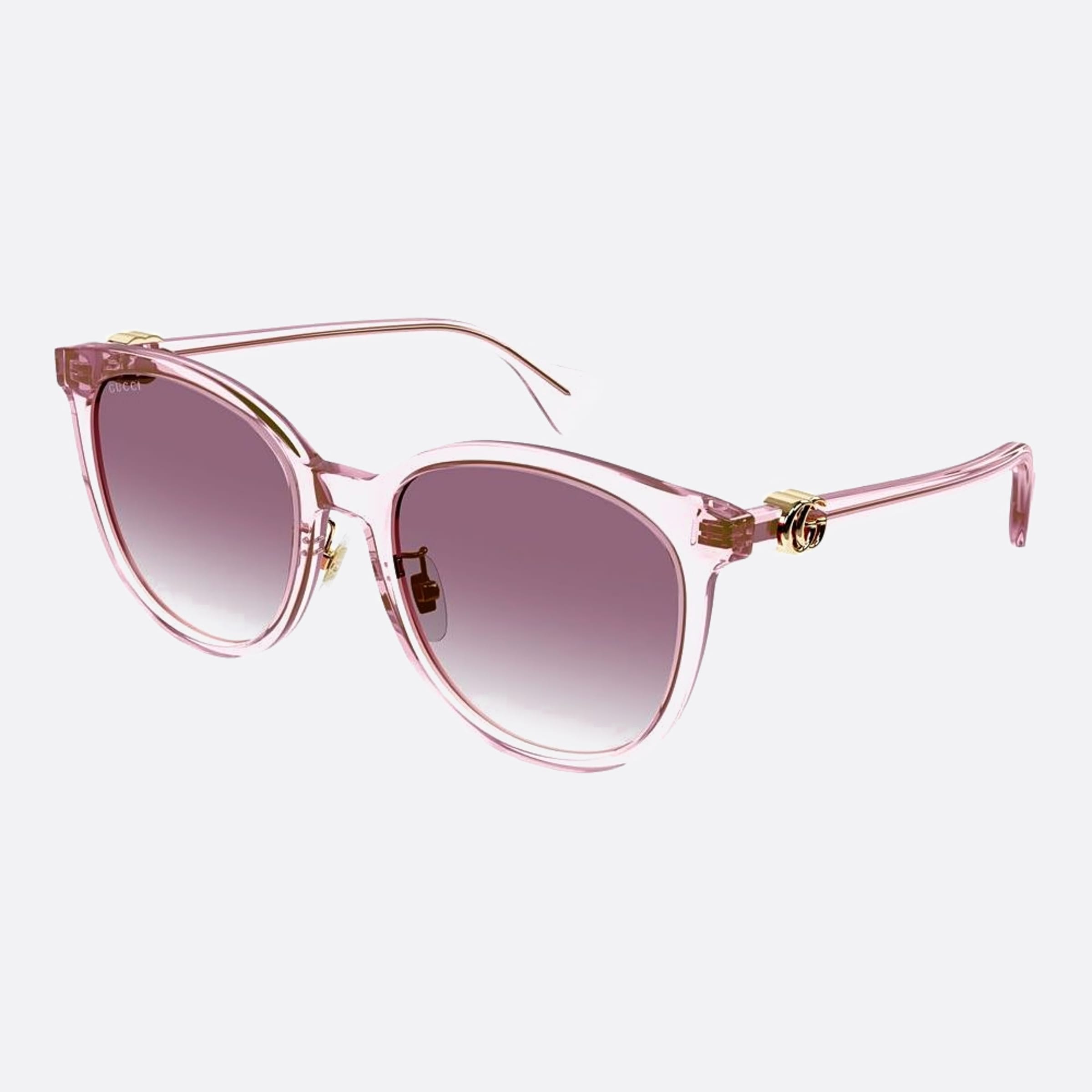 Gucci 56mm Gg1180sk Efg Pink Cat Eye Woman Sunglasses - Side View