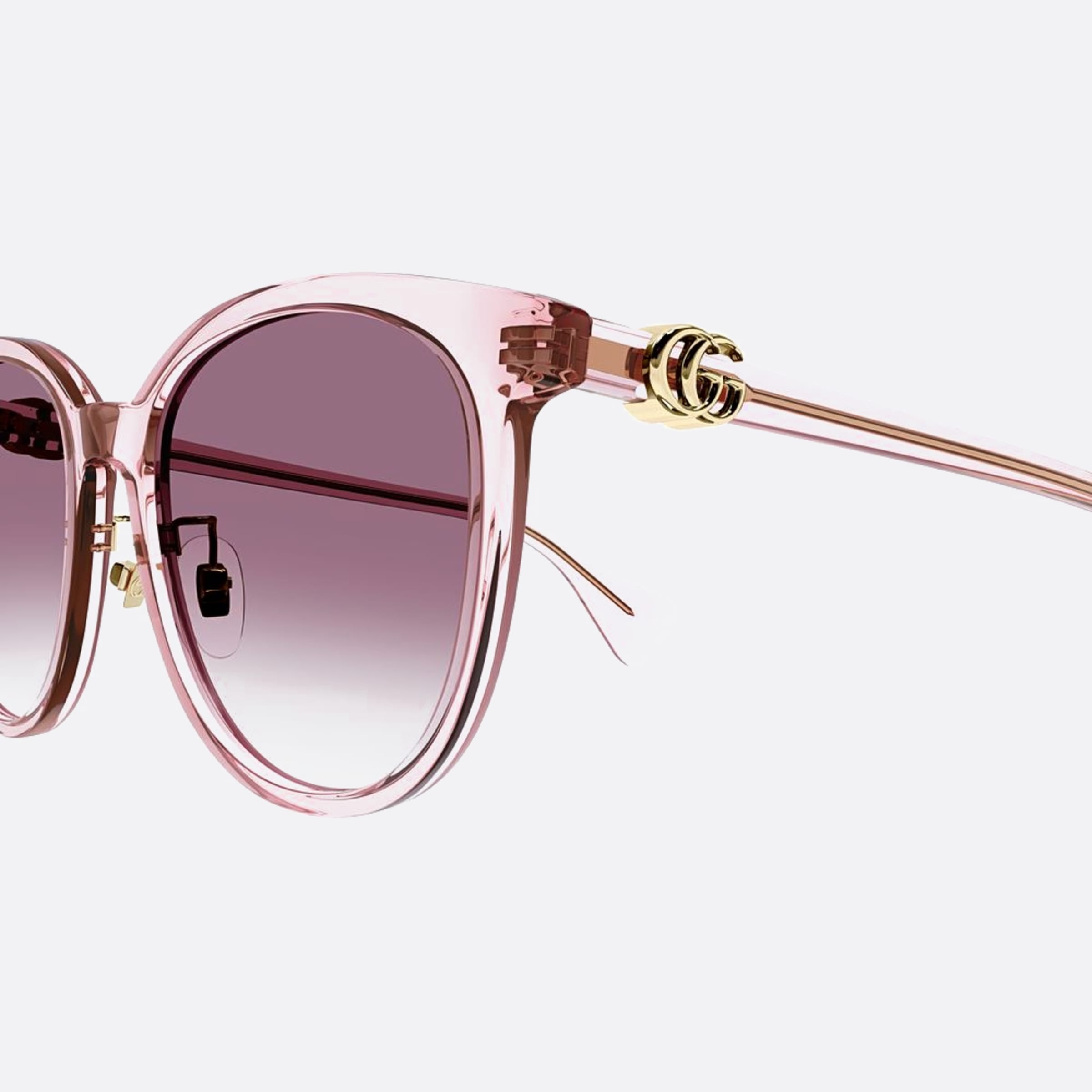 Gucci 56mm Gg1180sk Efg Pink Cat Eye Woman Sunglasses - Detail View
