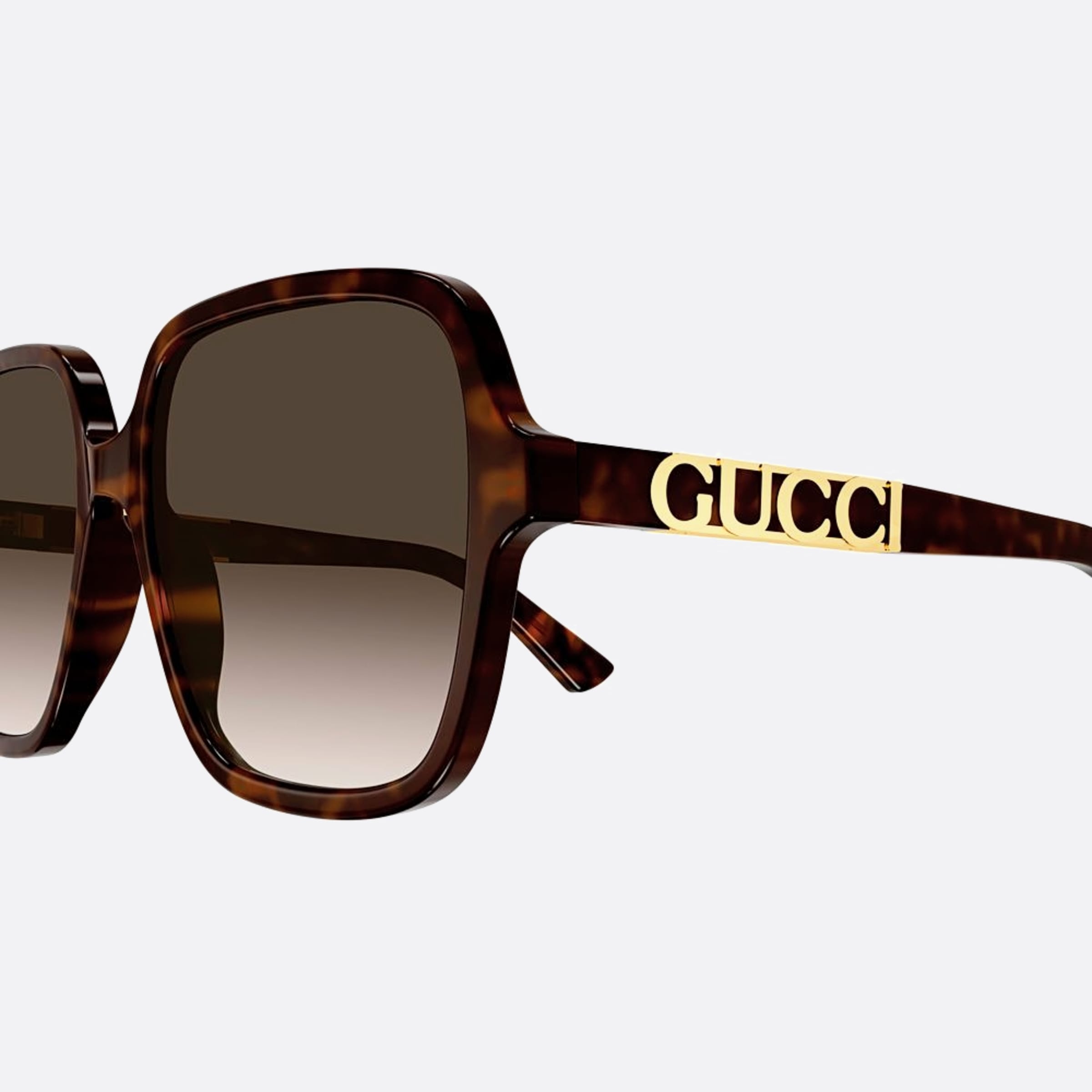 Gucci 58mm Edf Havana Butterfly Woman Sunglasses - Detail View