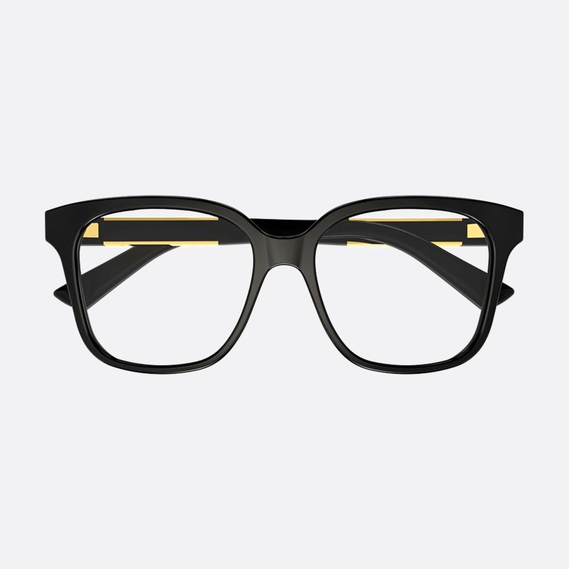 Gucci 53mm Black Geometric Woman Eyeglasses - Main View