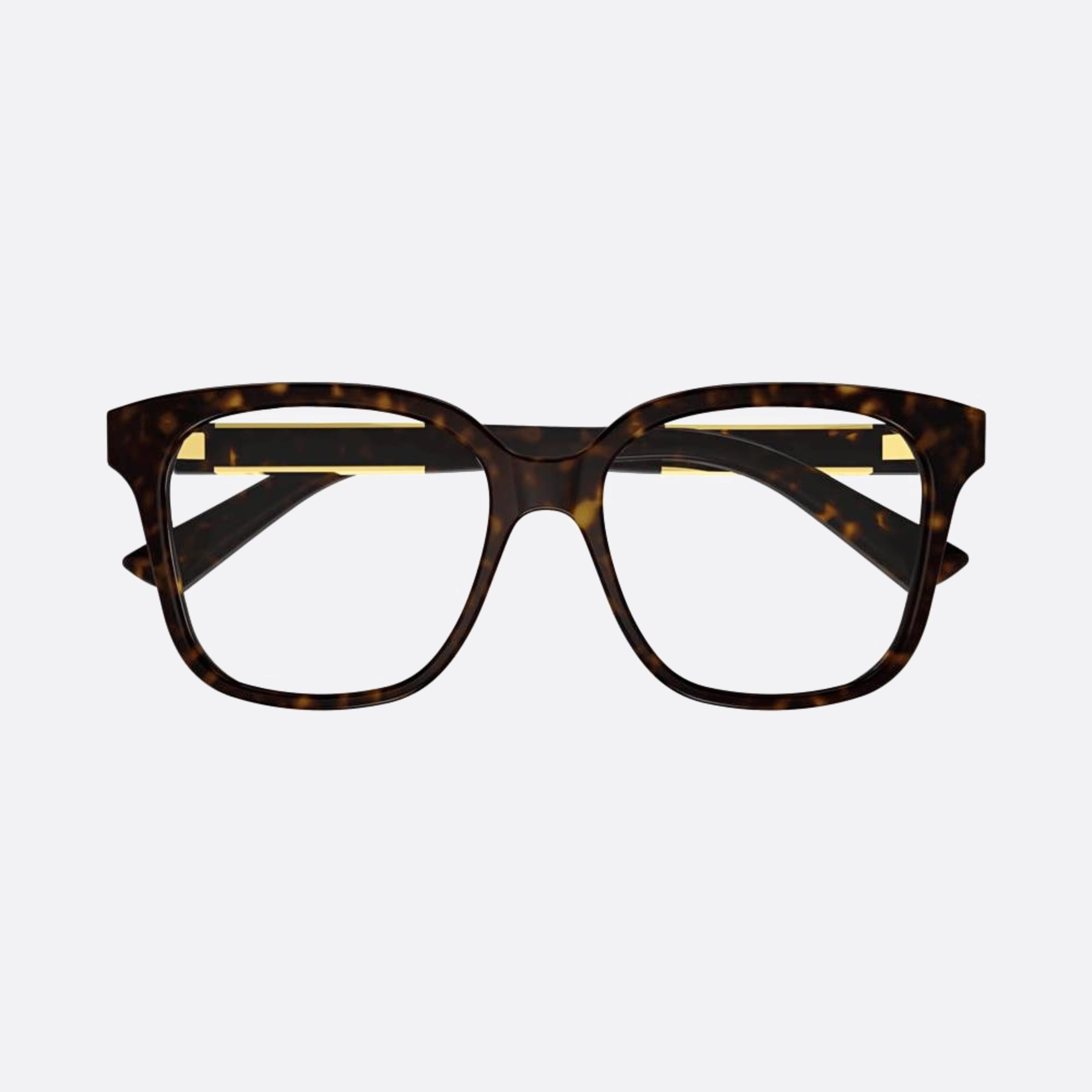 Gucci 53mm Havana Geometric Women Eyeglasses - Main View