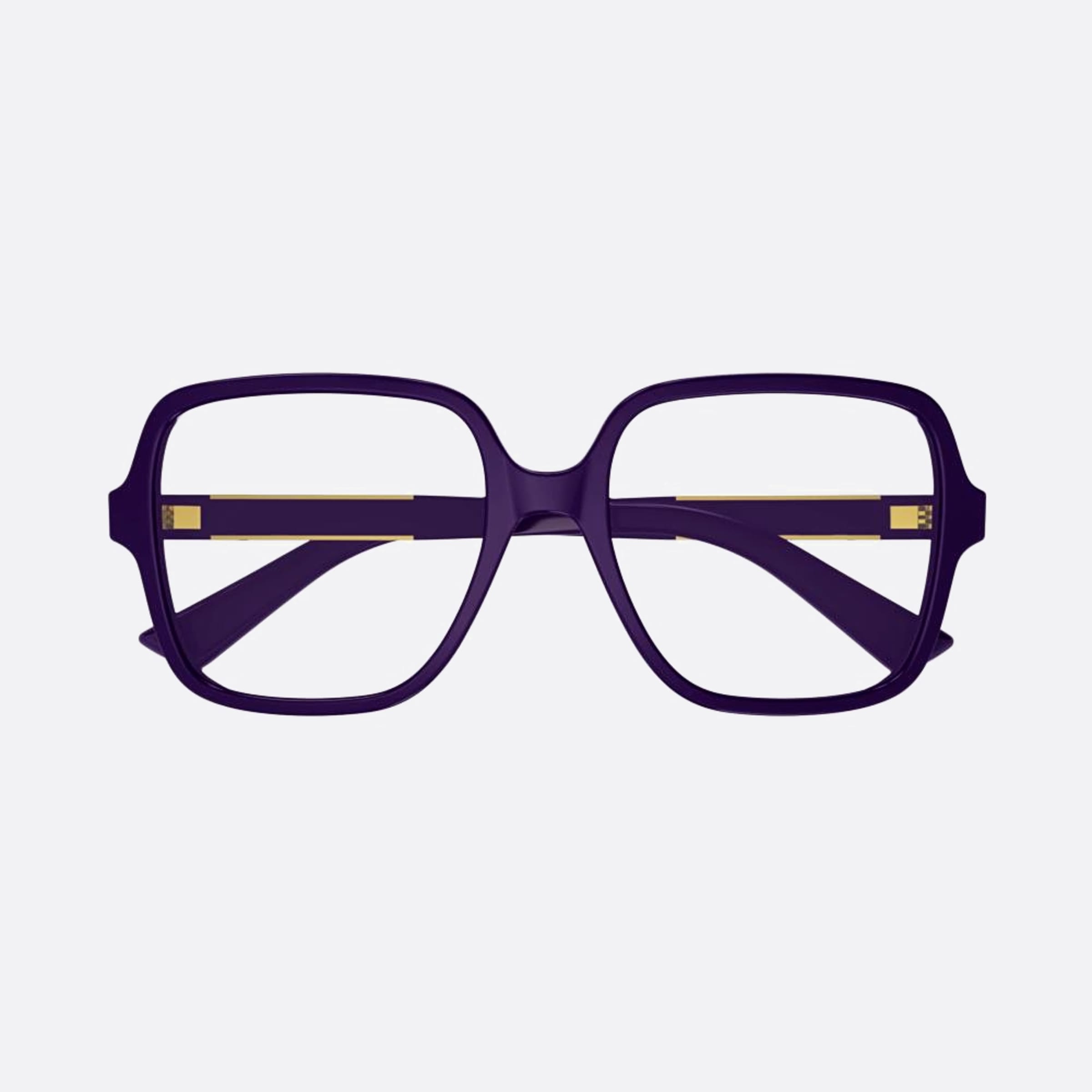 Gucci 56mm Swd Violet Geometric Woman Eyeglasses - Main View