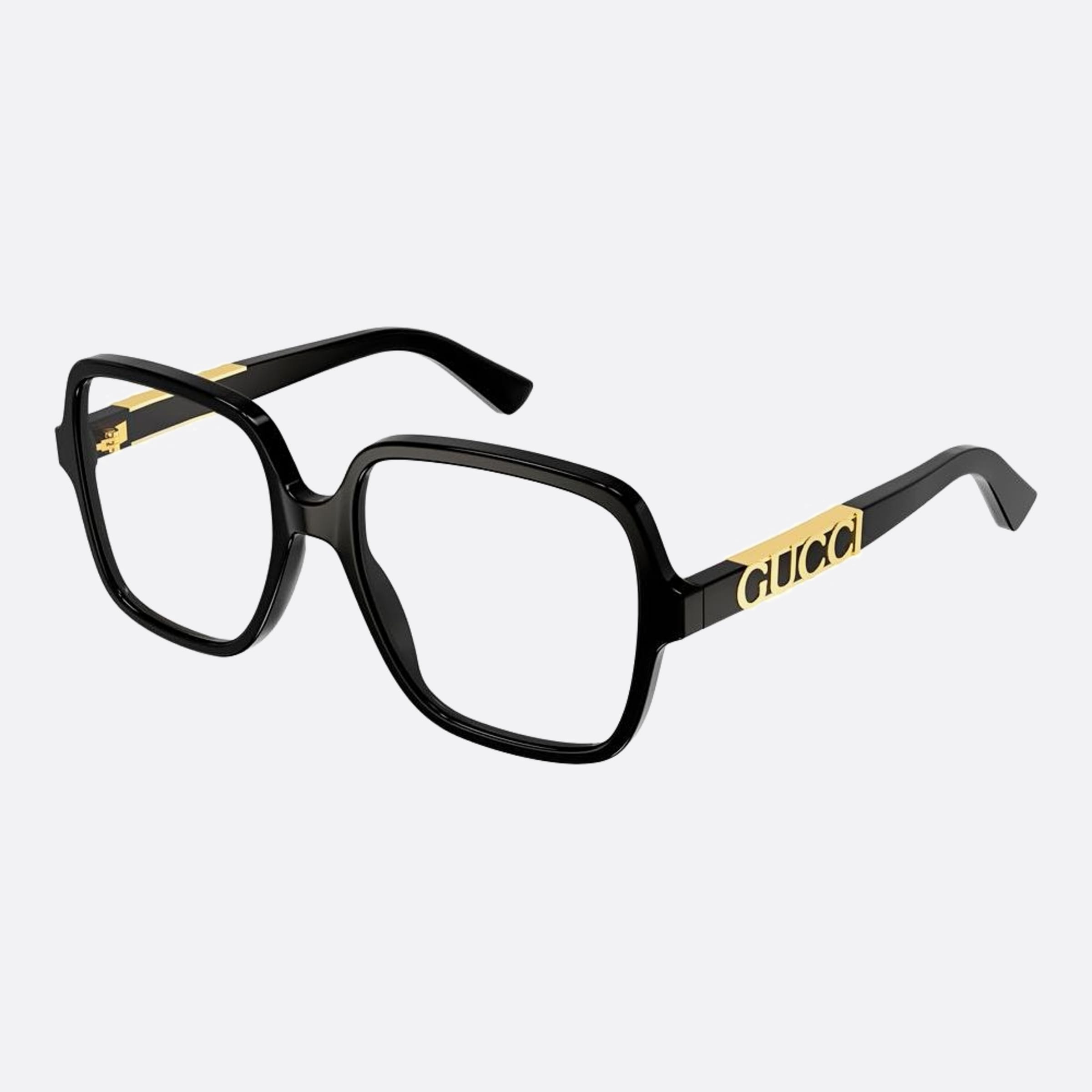 Gucci 57mm Gg1193oa Black Geometric Women Eyeglasses - Side View