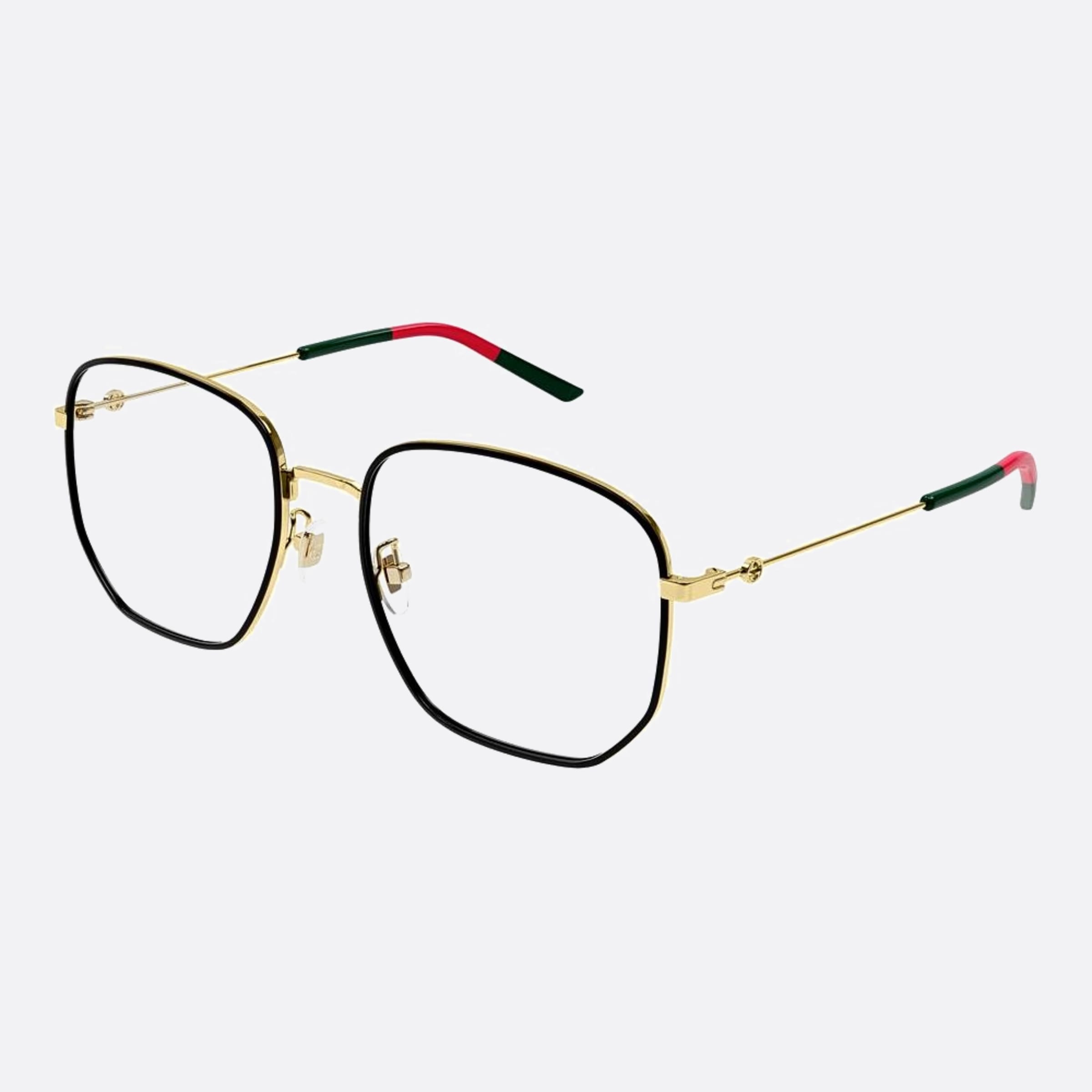 Gucci 56mm Gg1197oa Black Geometric Women Eyeglasses - Side View