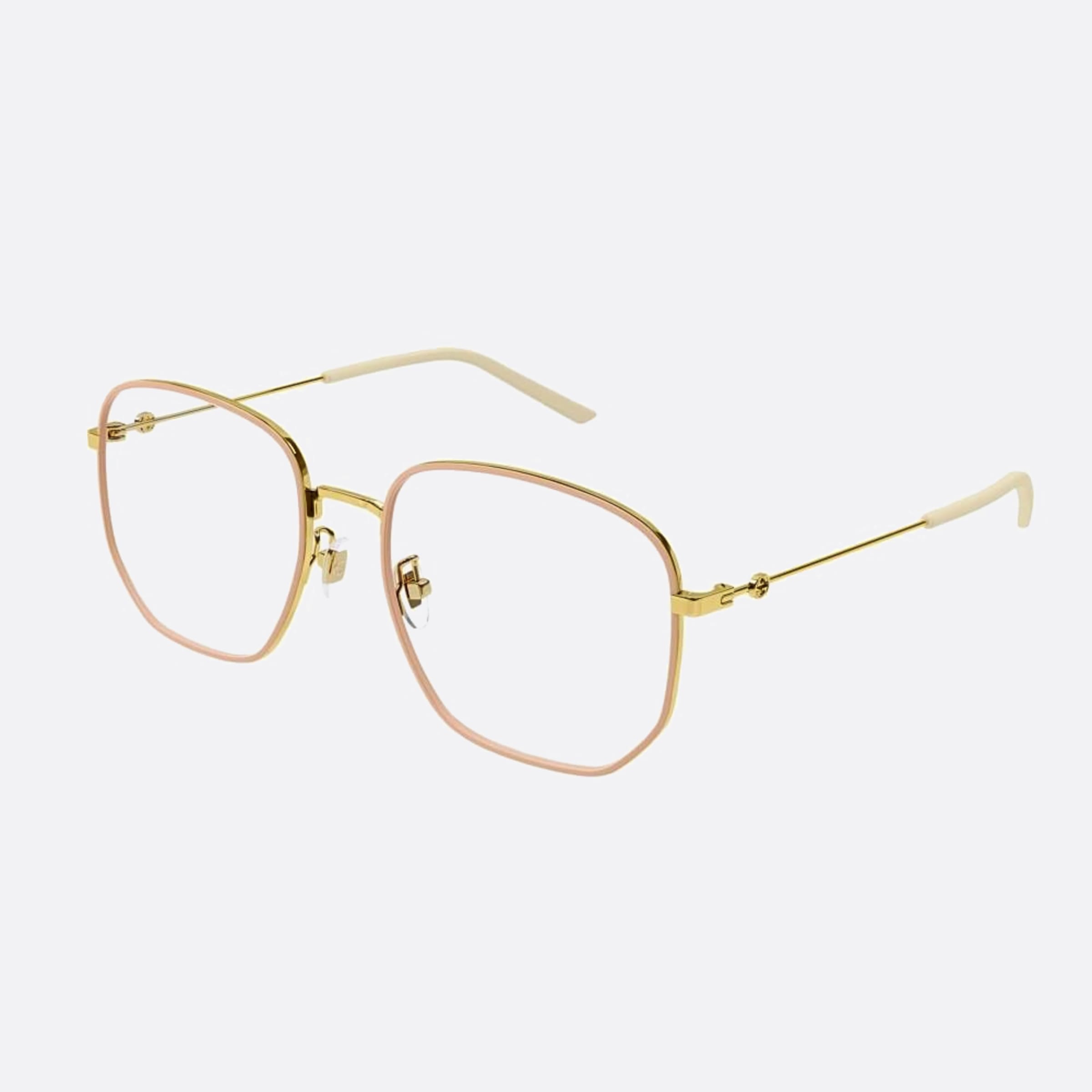 Gucci 56mm Gg1197oa Nju Pink Geometric Women Eyeglasses - Side View