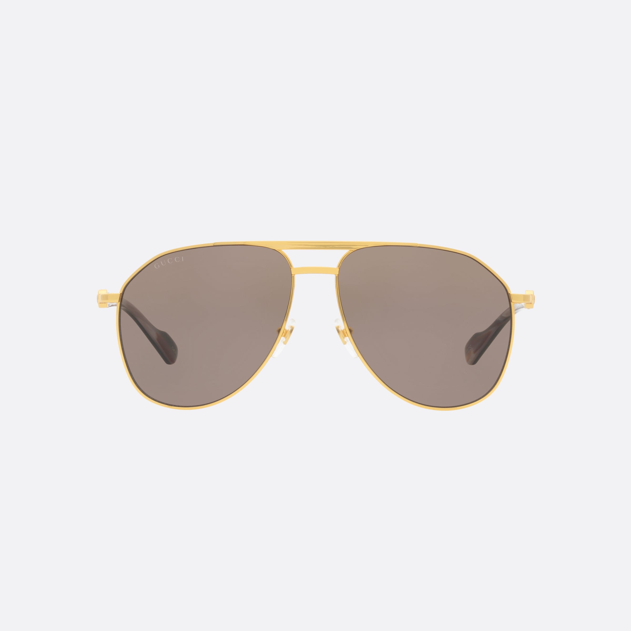 Gucci 59mm Acf Gold Pilot Man Sunglasses - Side View