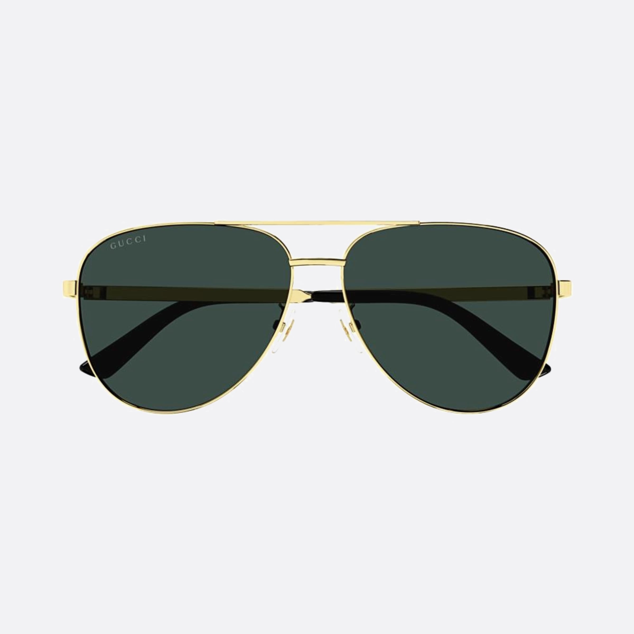 Gucci 63mm Gg1233sa Ght Gold Pilot Man Sunglasses - Main View