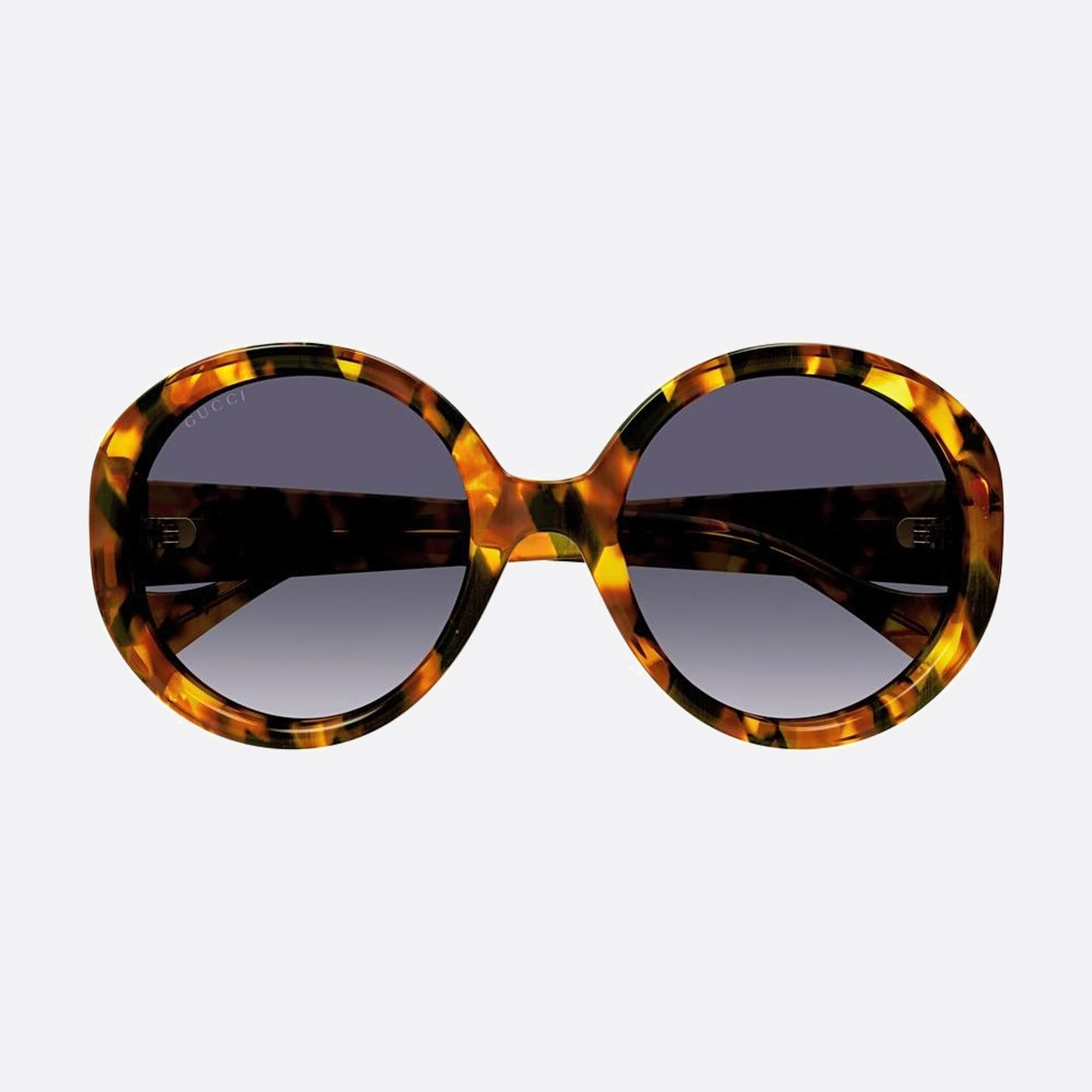 Gucci 56mm Sek Havana Round Women Sunglasses - Main View
