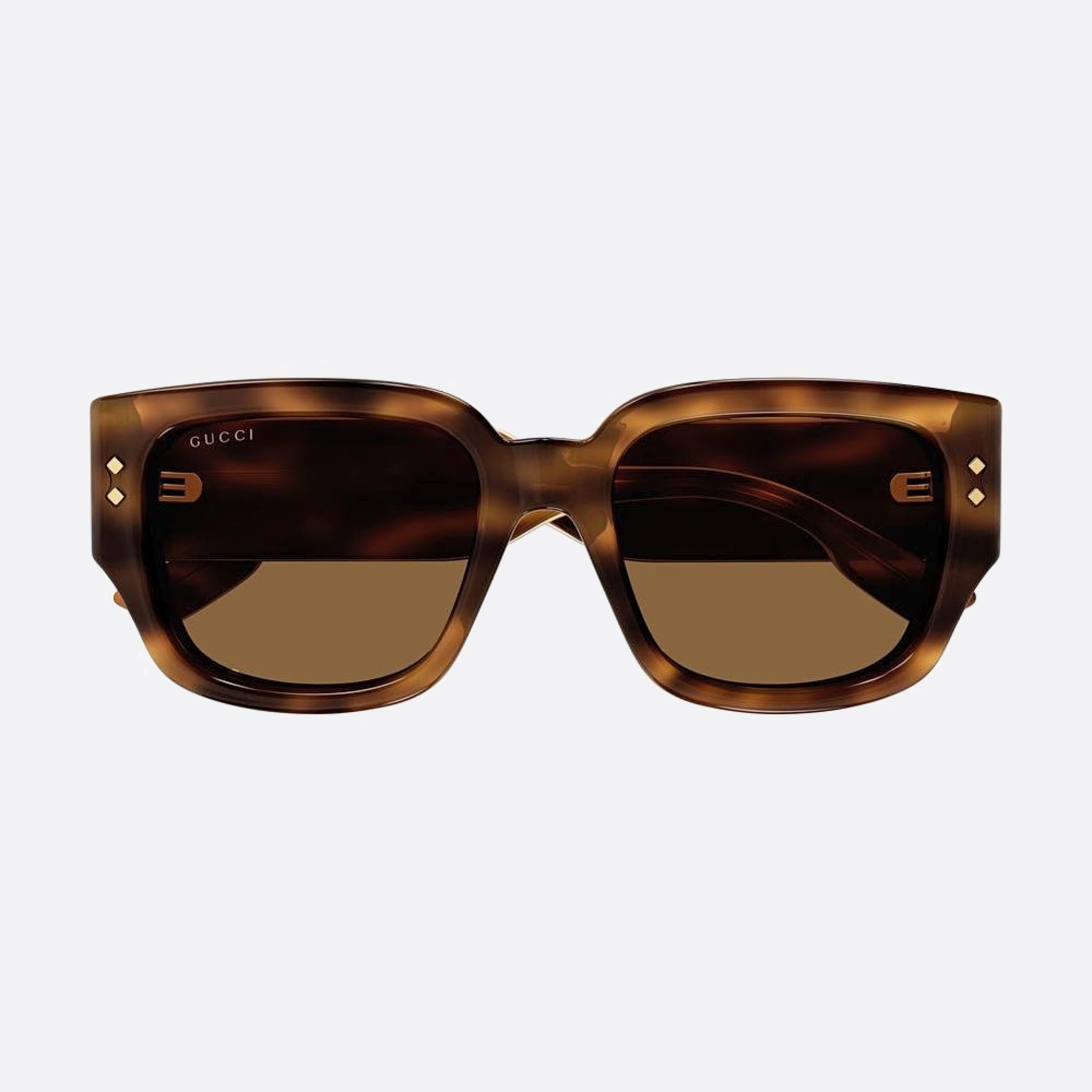 Gucci 54mm Bre Havana Squared Men Sunglasses - Main View