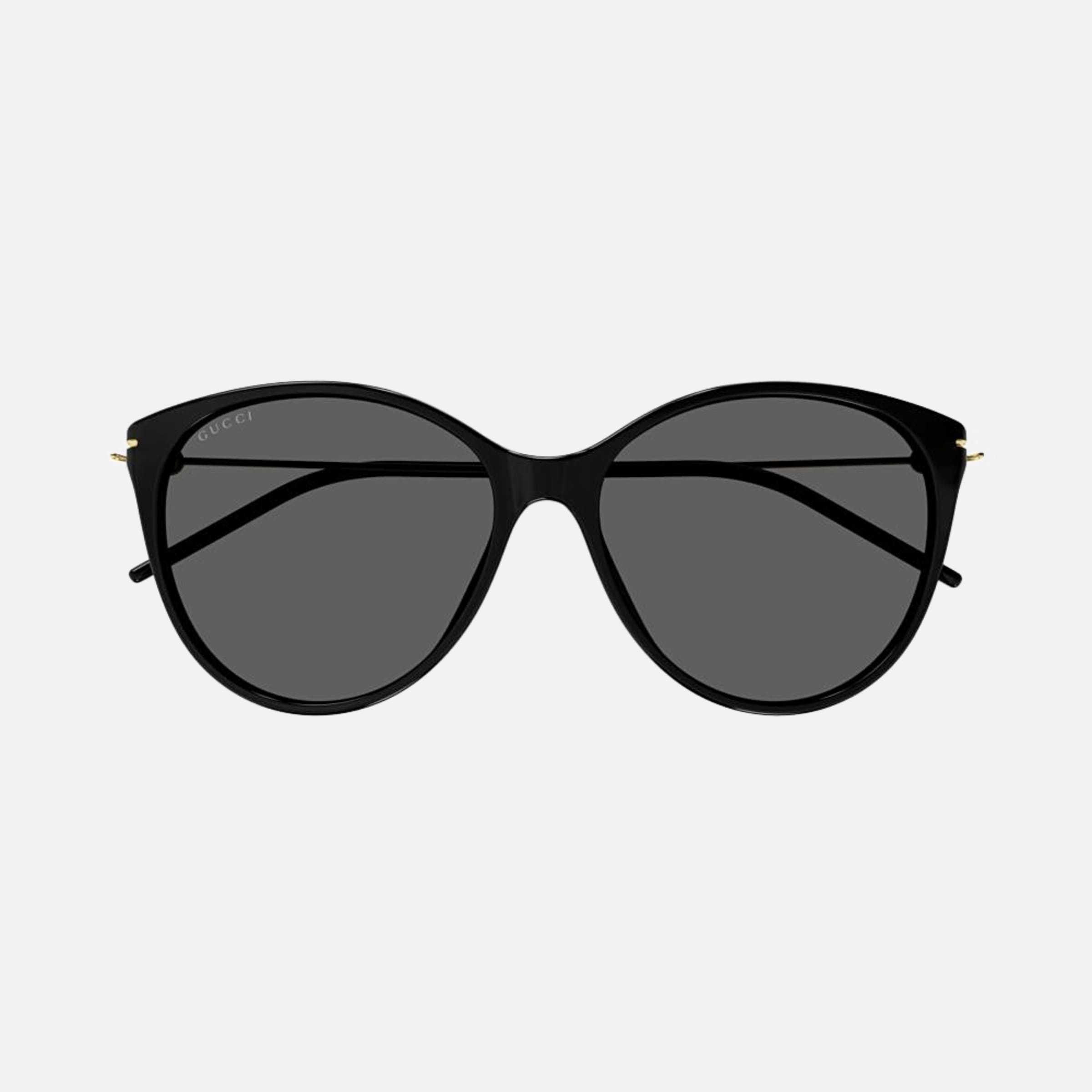 Gucci 58mm Gg1268sa Black Round Women Sunglasses - Main View