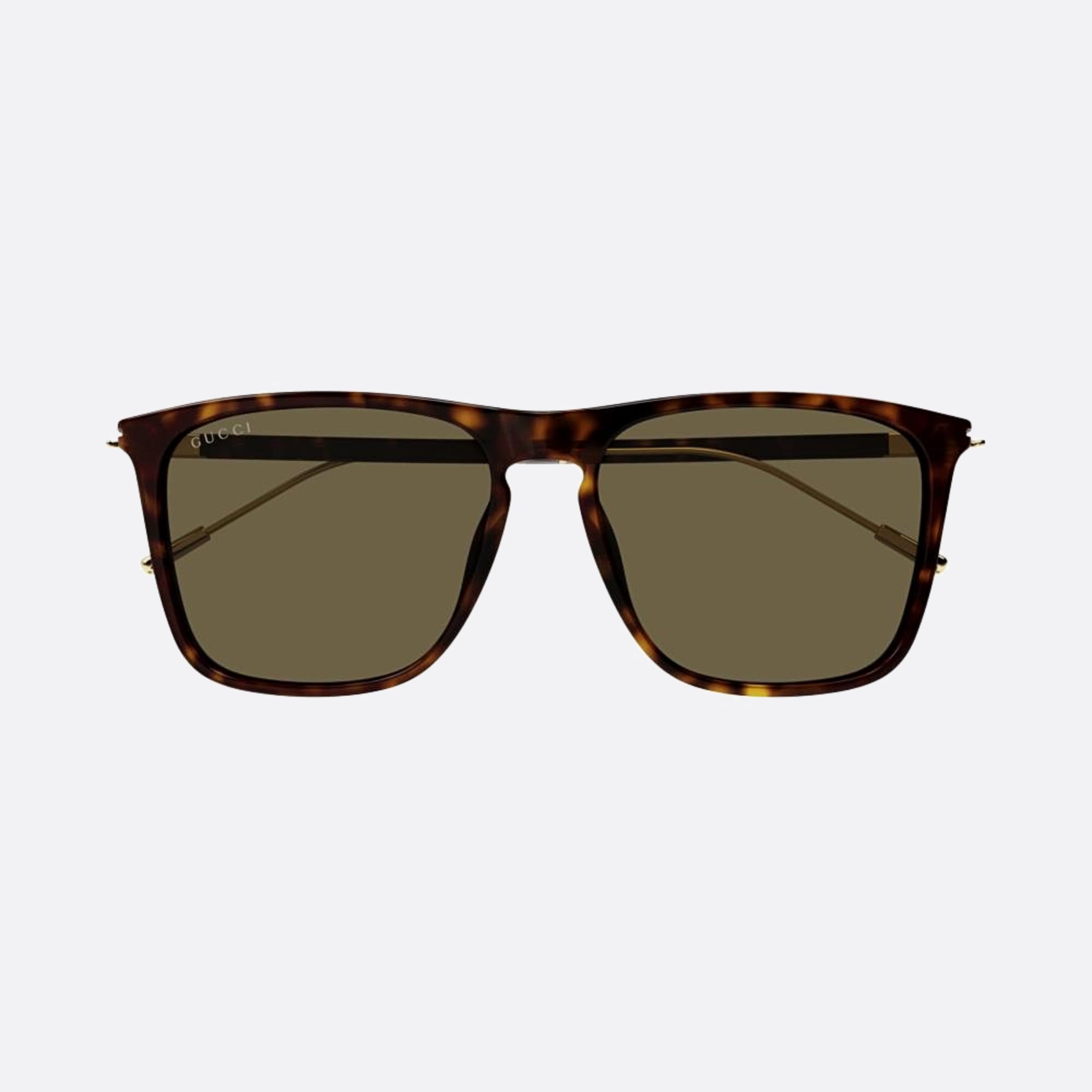 Gucci 58mm Der Havana Squared Men Sunglasses - Main View