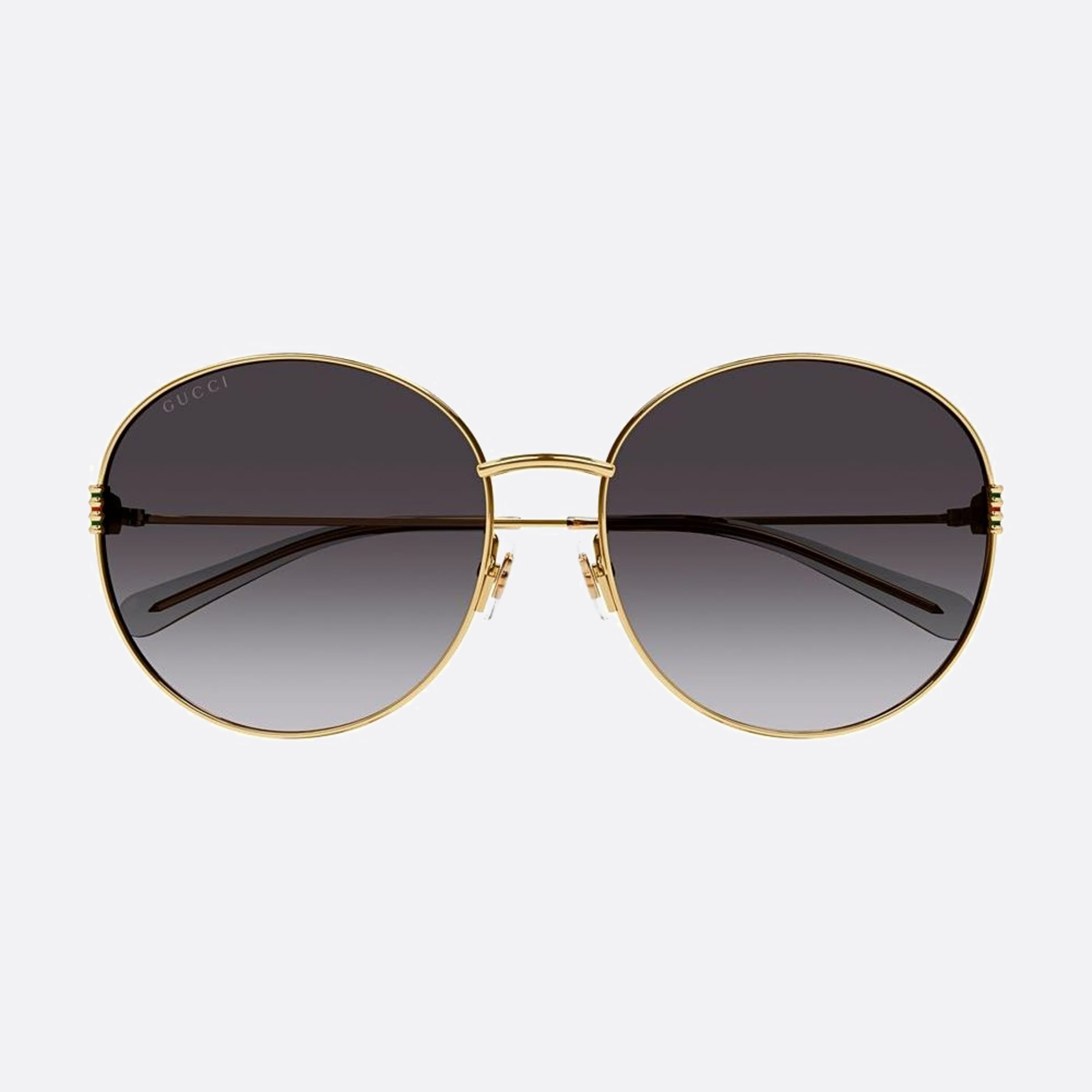 Gucci 60mm Gg1281sk Black Round Woman Sunglasses - Detail View